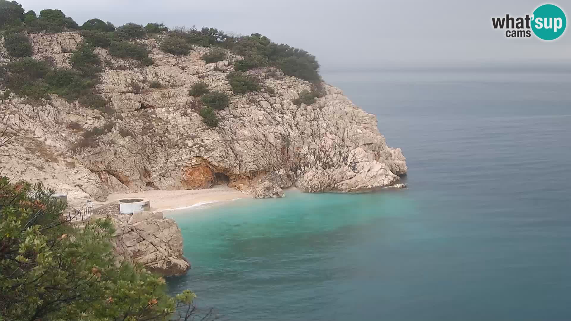 Web kamera plaže Brseč – Mošćenička Draga – Hrvatska