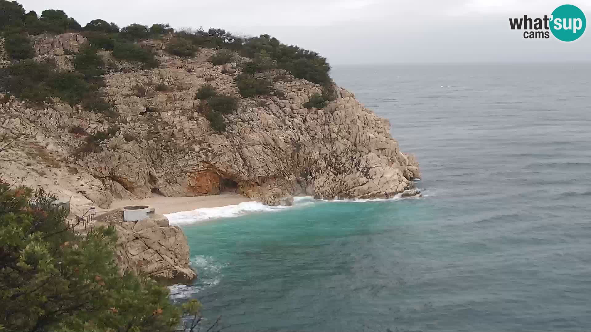 Web kamera plaže Brseč – Mošćenička Draga – Hrvatska