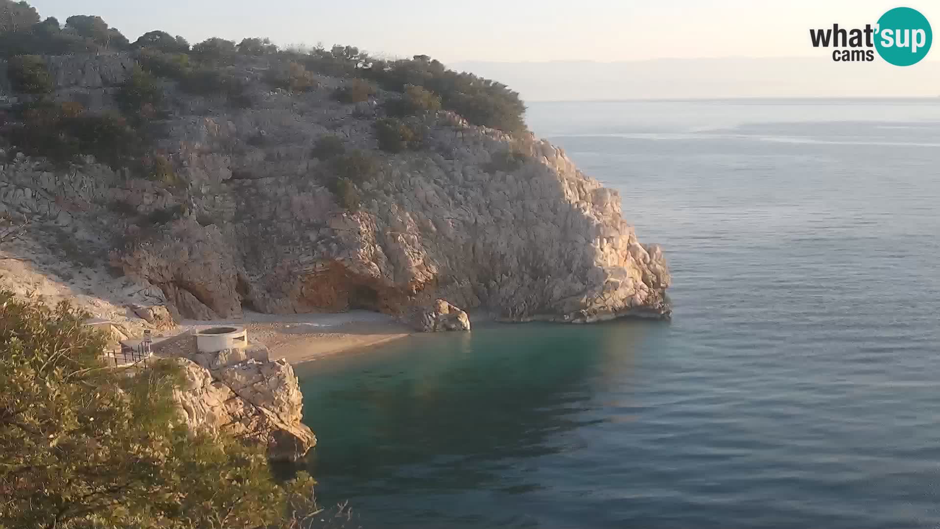 Webcam Brseč Strand – Mošćenička Draga – Kroatien
