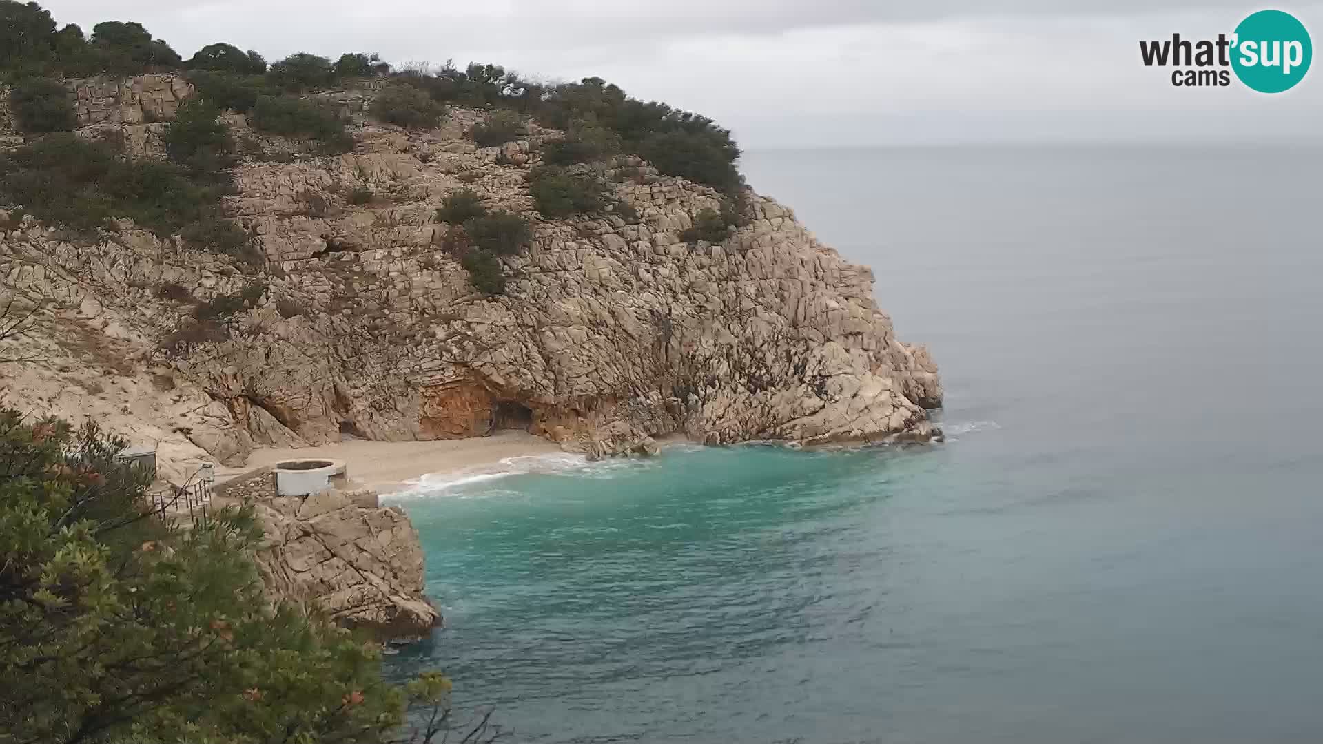 Webcam Brseč Strand – Mošćenička Draga – Kroatien