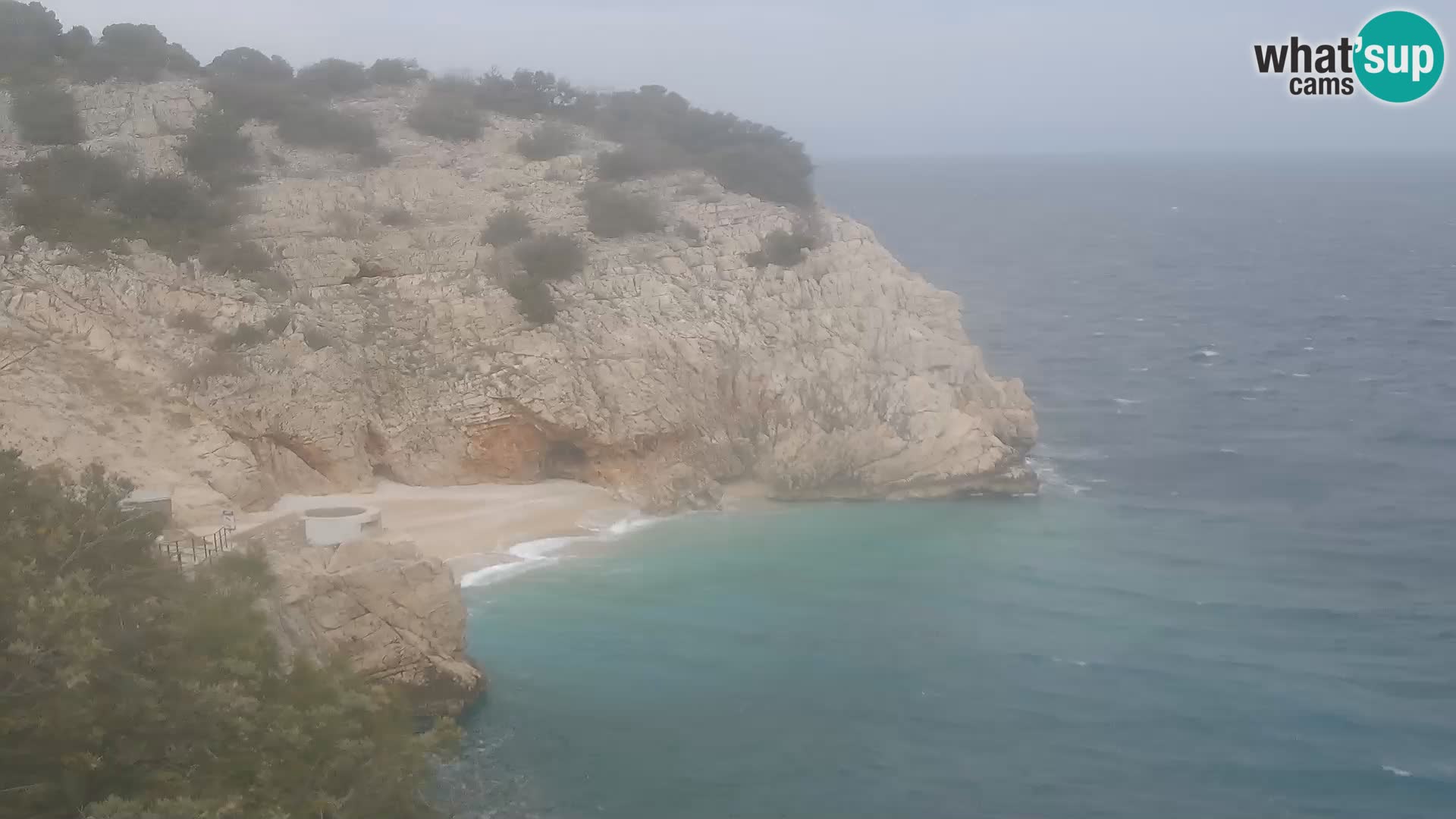 Webcam Brseč beach – Mošćenička Draga – Croatia