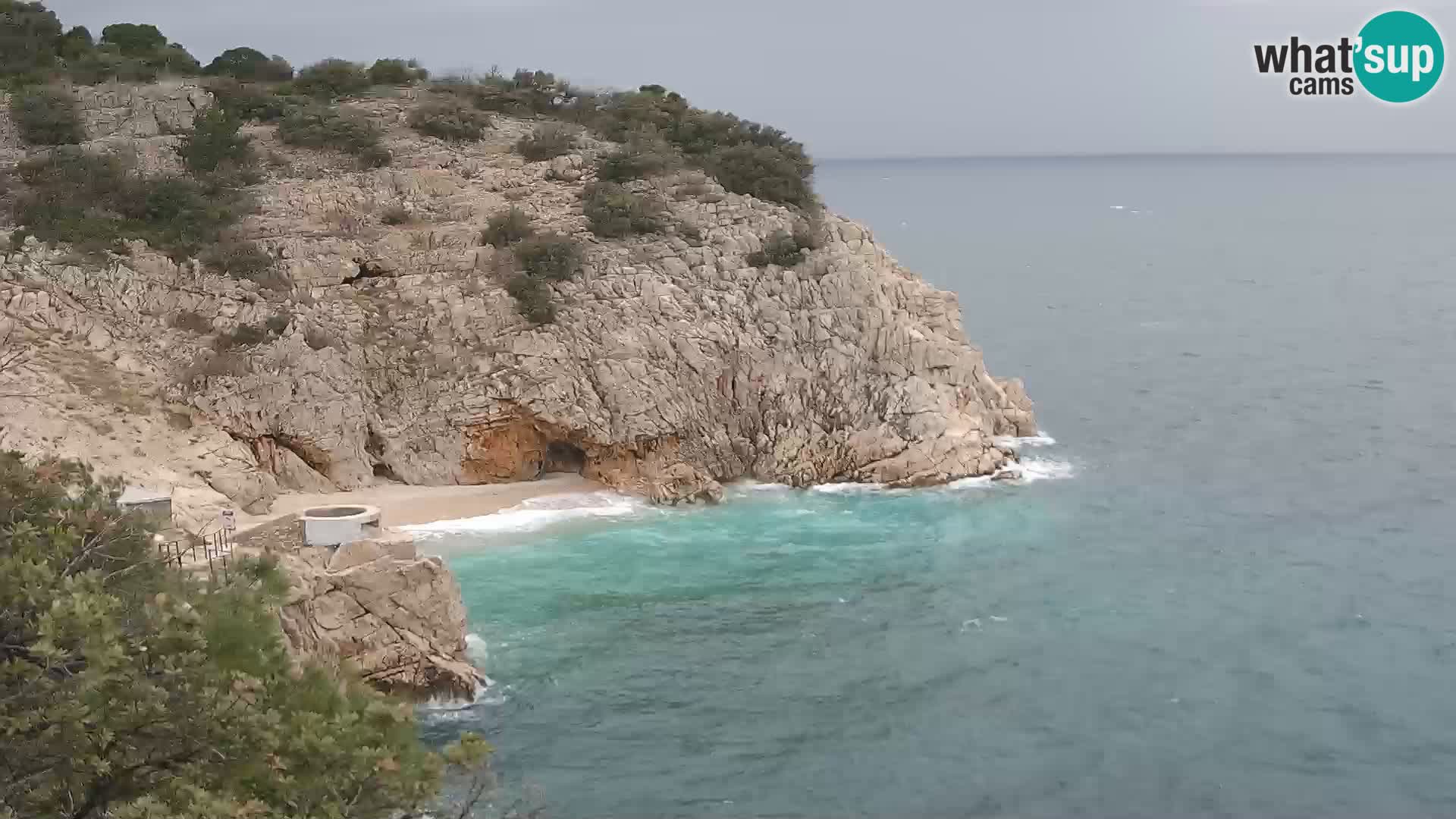 Webcam Brseč Strand – Mošćenička Draga – Kroatien