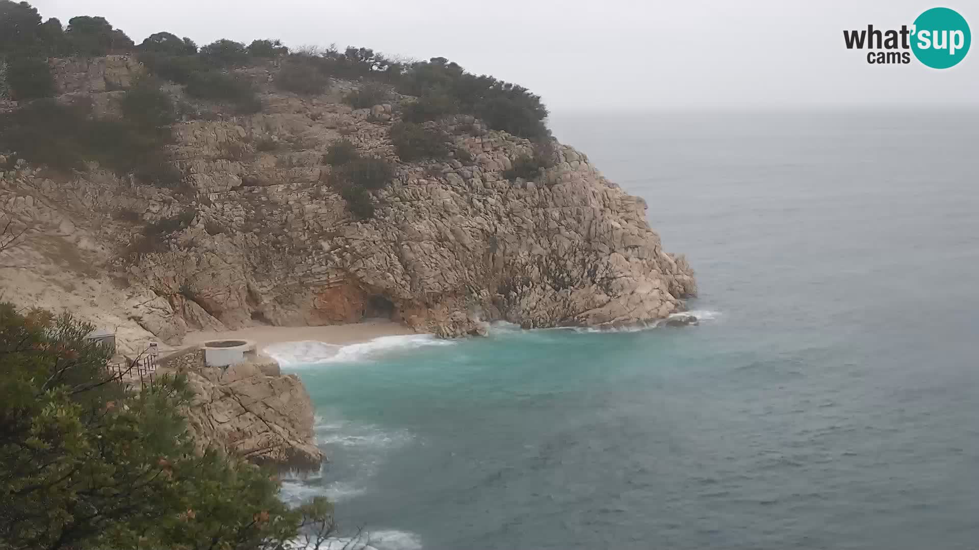 Webcam Bersezio spiaggia – Draga di Moschiena – Croazia