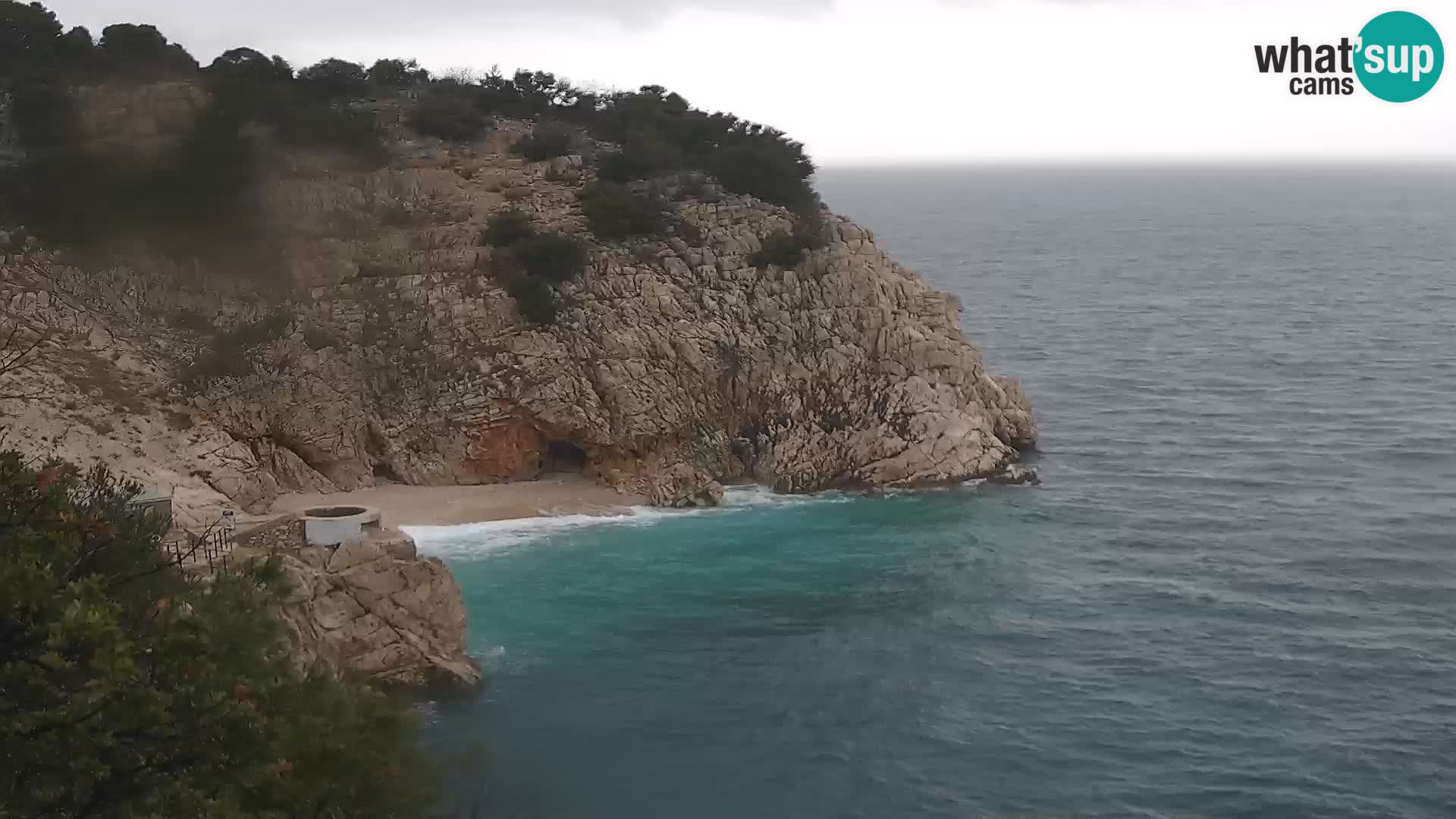 Webcam Brseč Strand – Mošćenička Draga – Kroatien