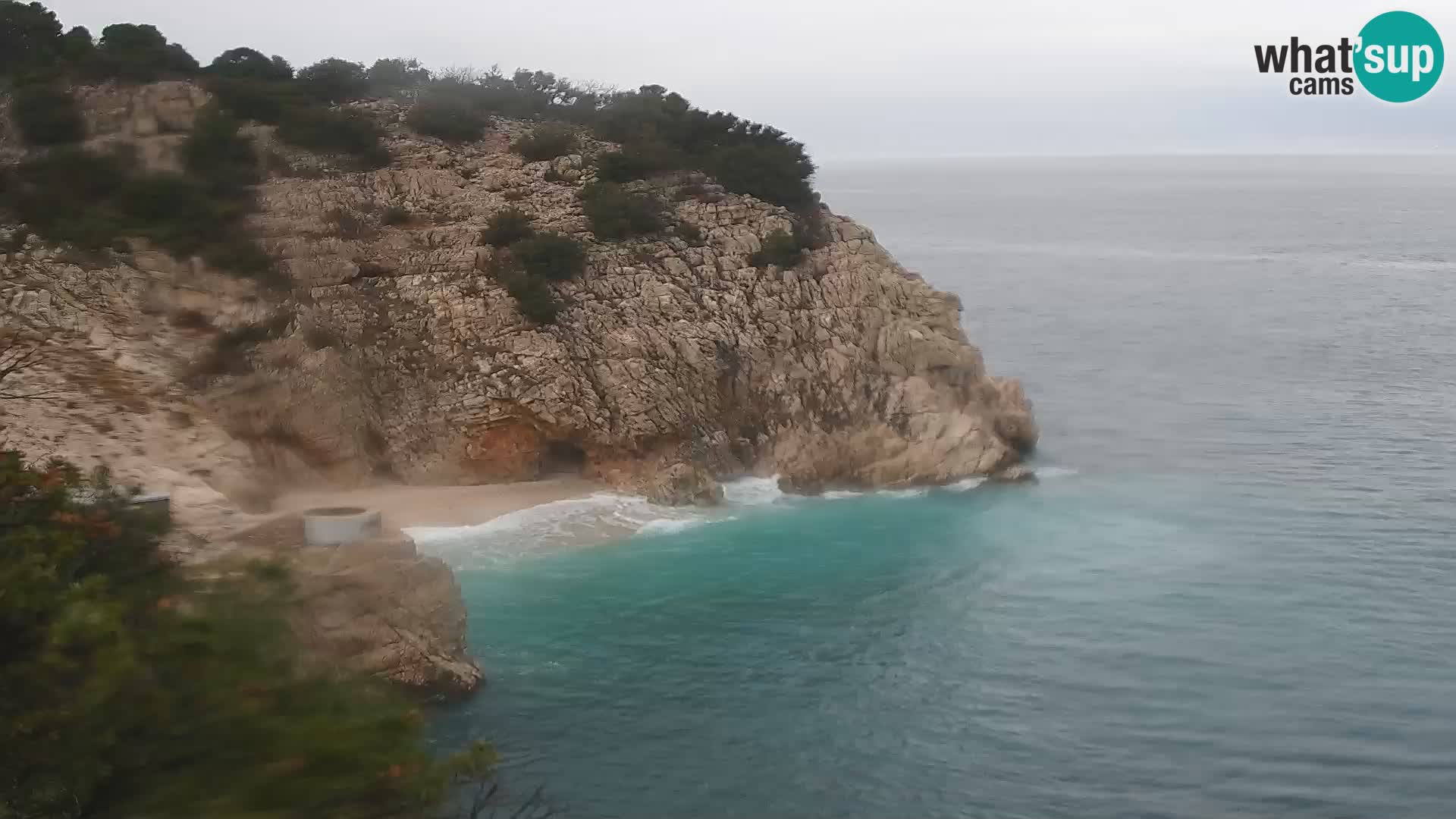 Webcam Brseč beach – Mošćenička Draga – Croatia