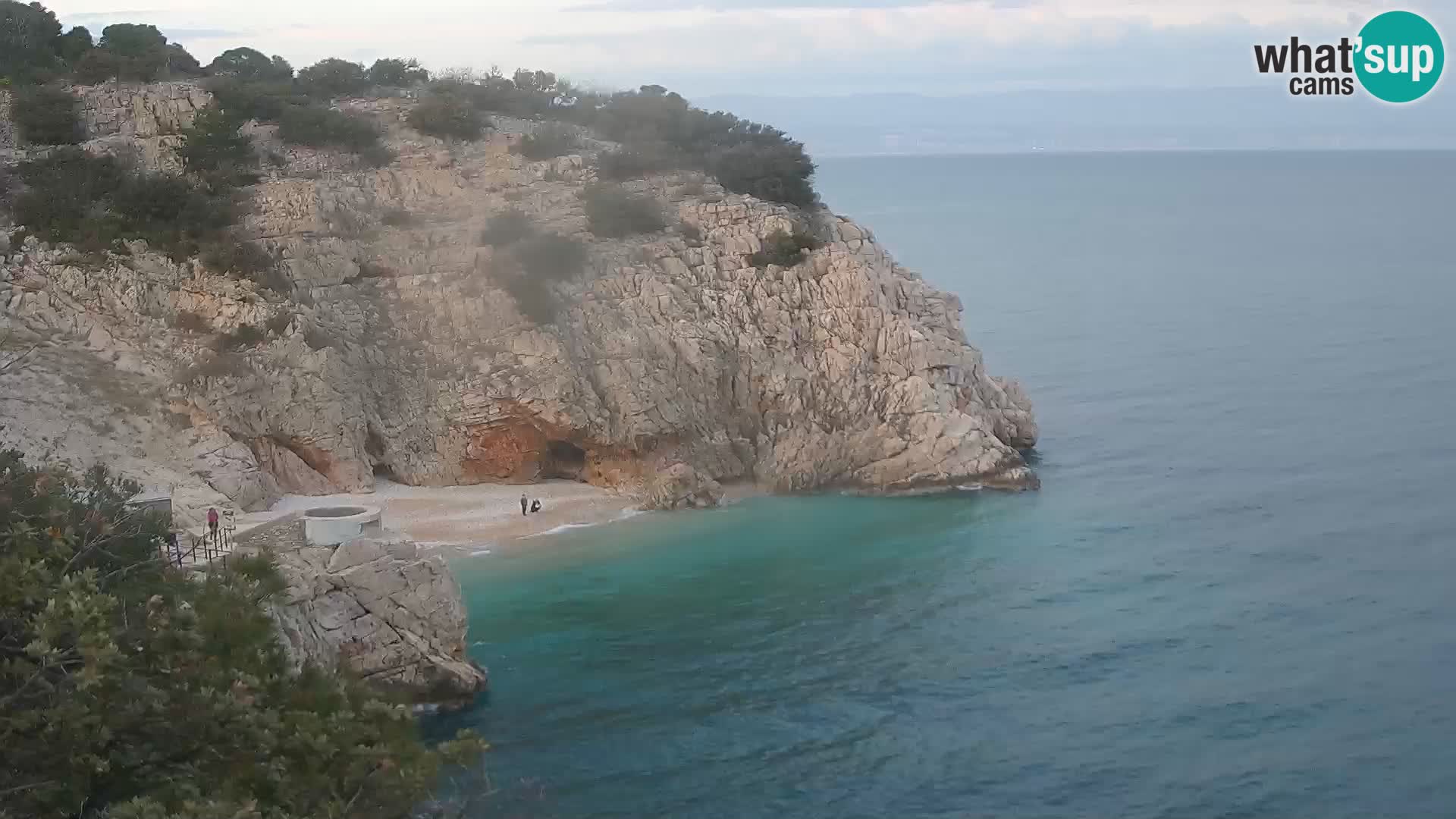 Webcam Brseč beach – Mošćenička Draga – Croatia