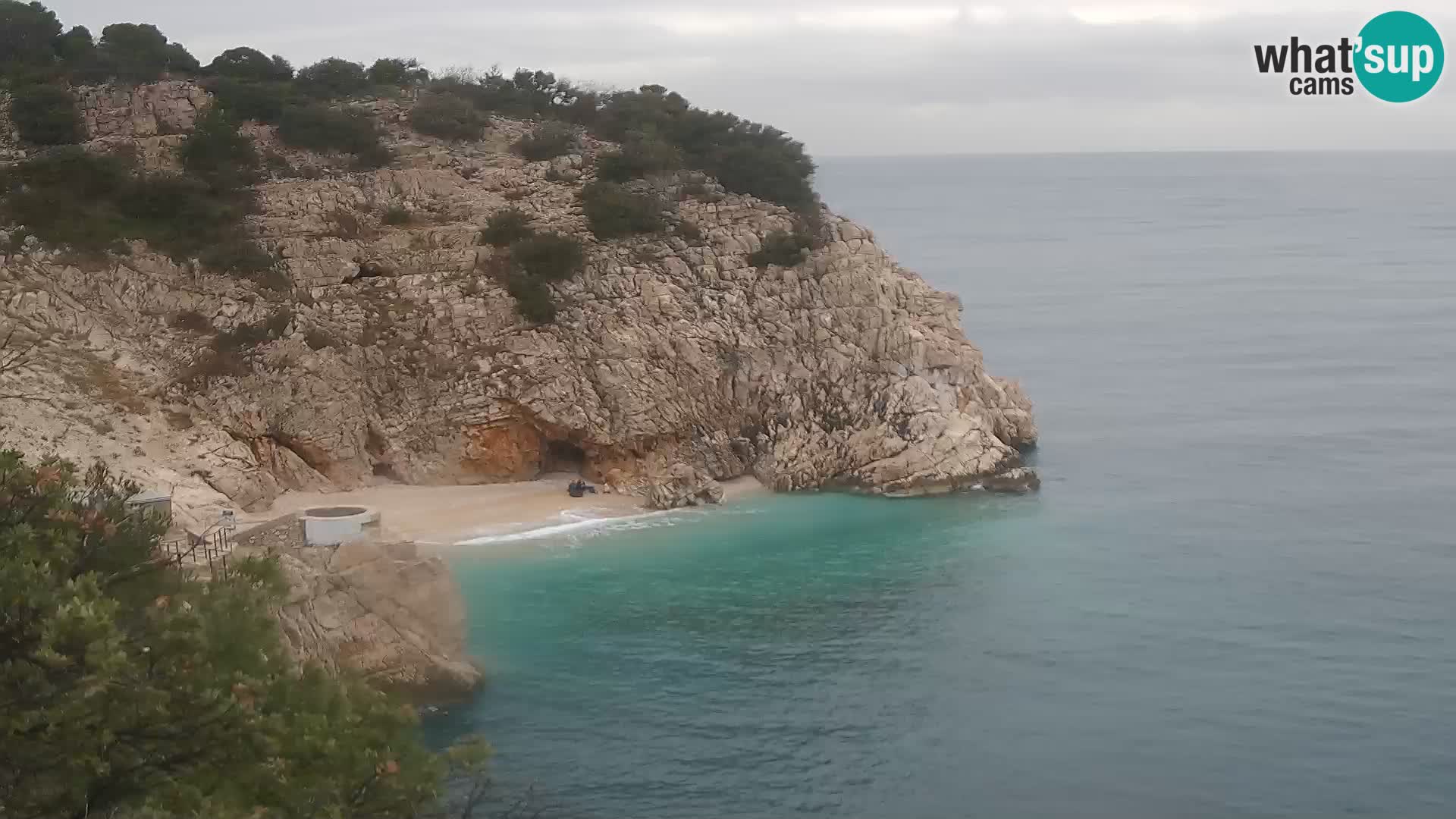 Webcam Bersezio spiaggia – Draga di Moschiena – Croazia