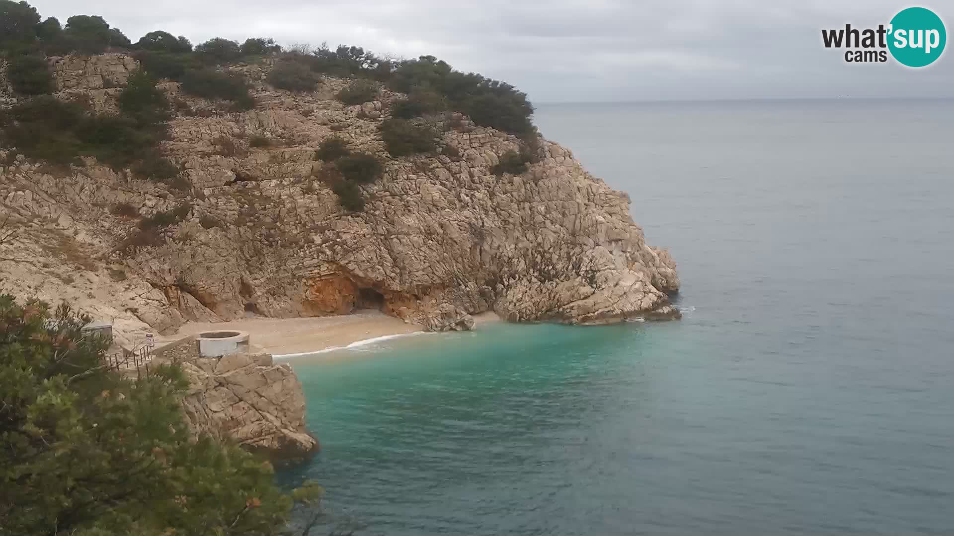 Web kamera plaže Brseč – Mošćenička Draga – Hrvatska