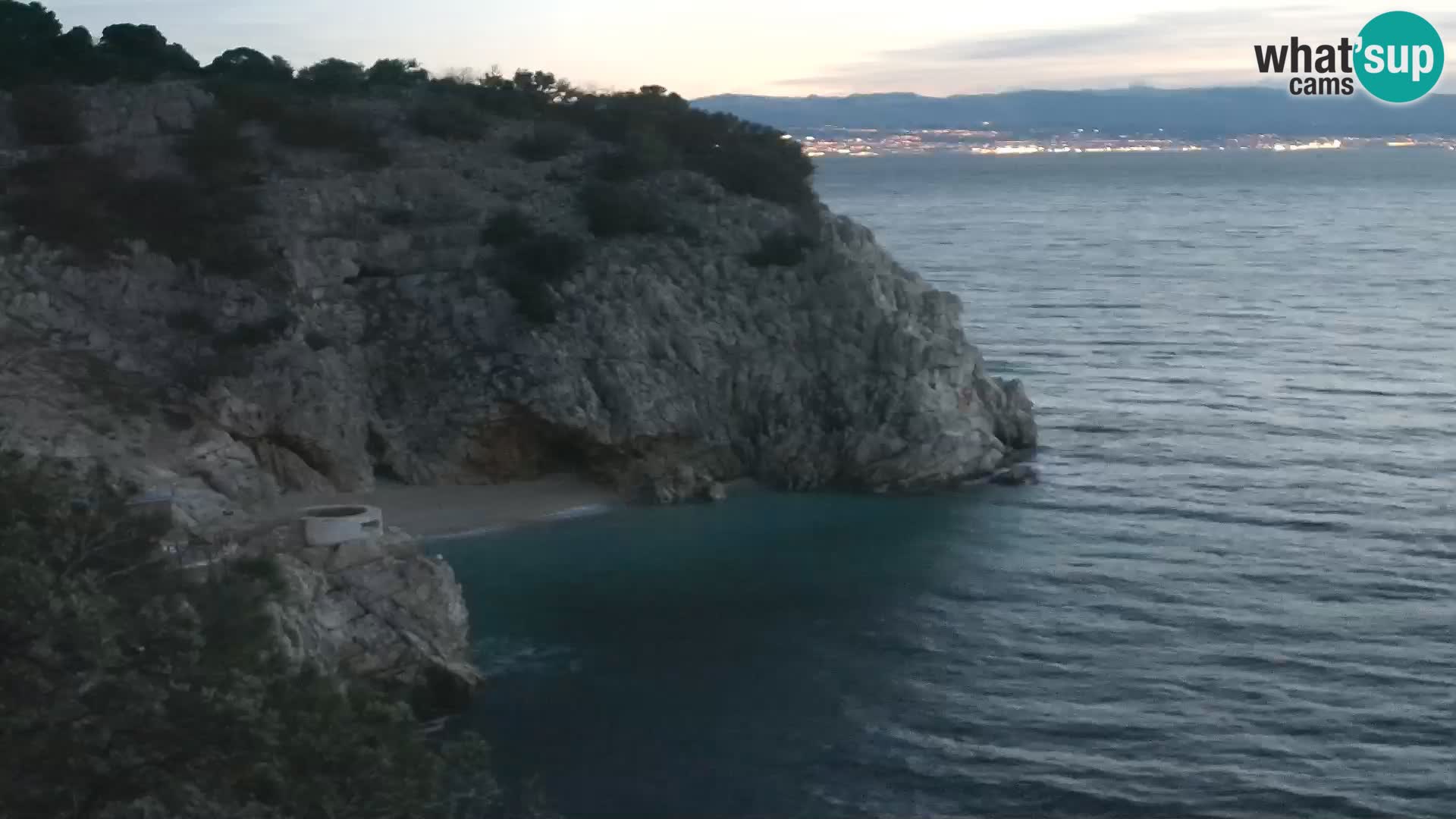 Webcam Brseč Strand – Mošćenička Draga – Kroatien