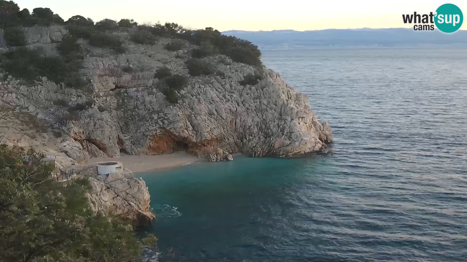 Webcam Brseč beach – Mošćenička Draga – Croatia