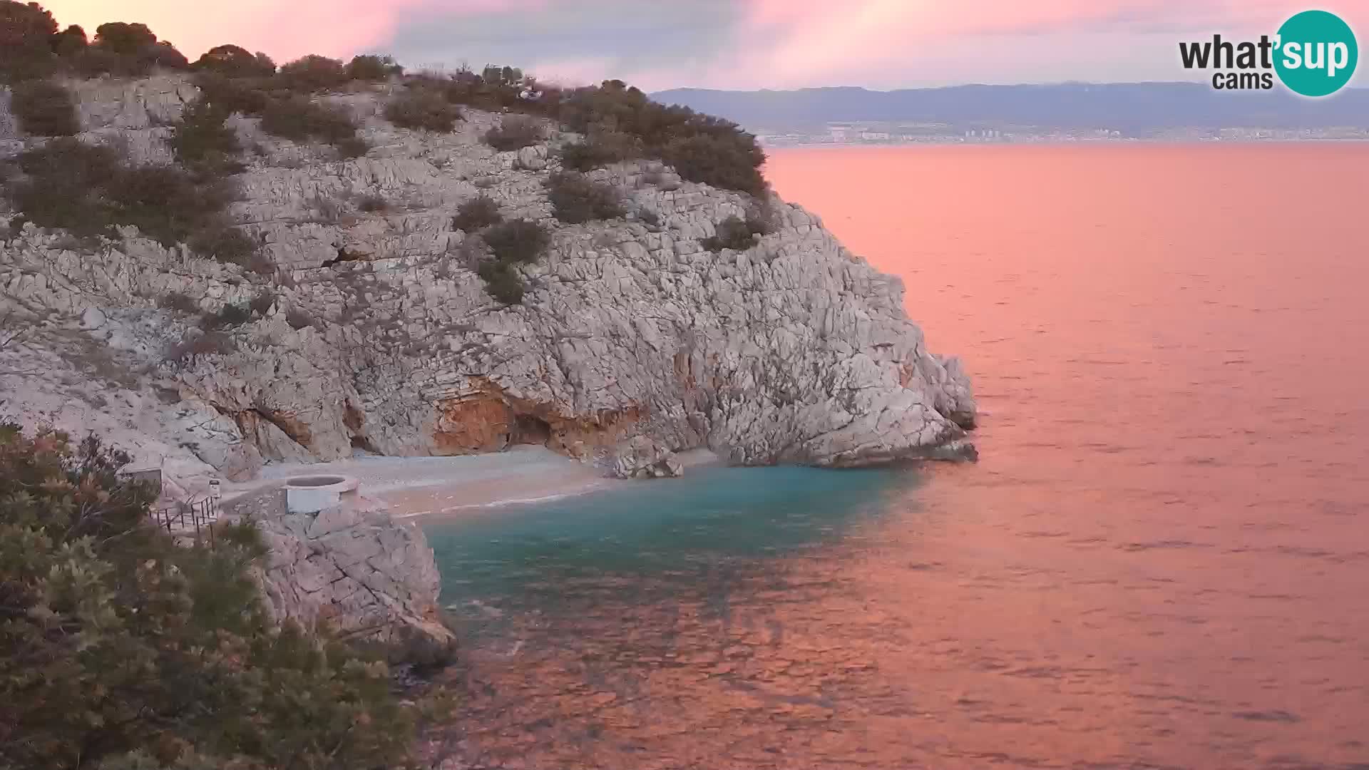 Webcam Brseč beach – Mošćenička Draga – Croatia