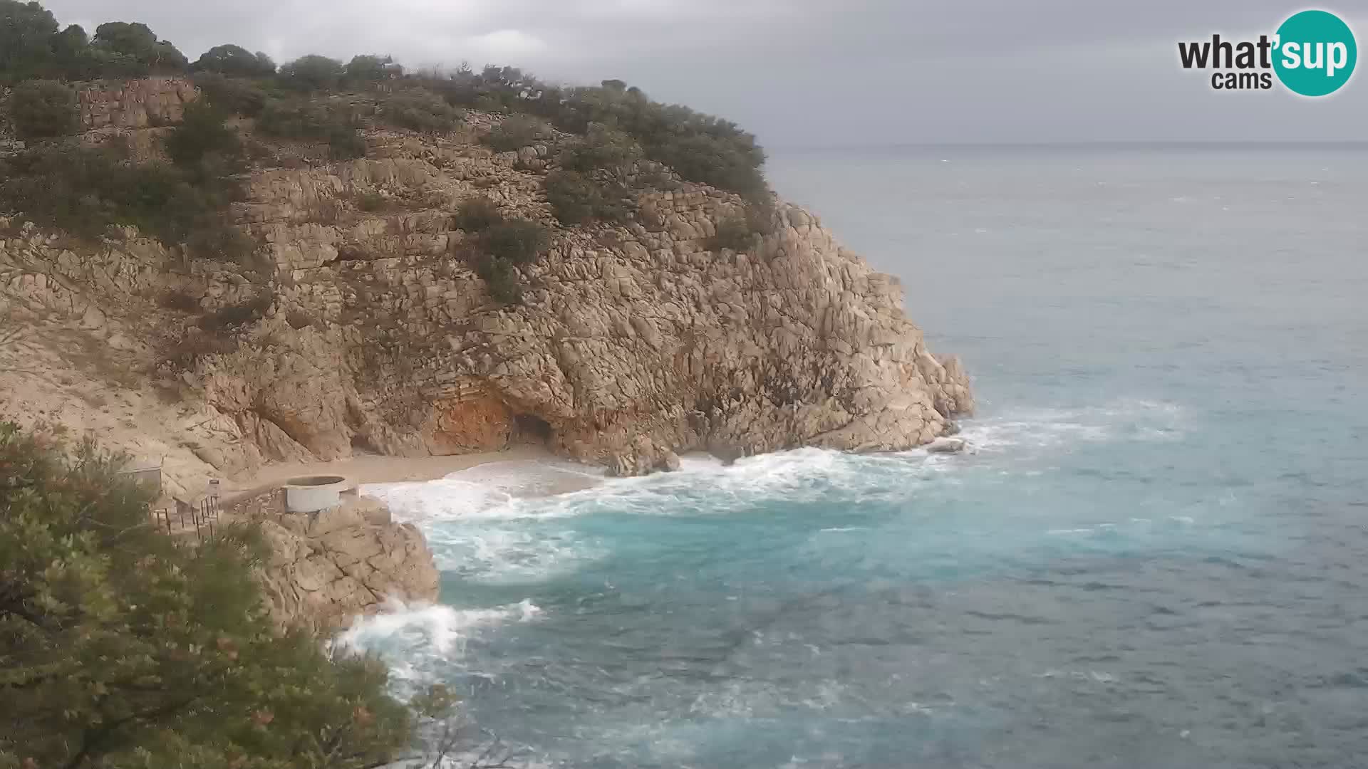 Webcam Brseč beach – Mošćenička Draga – Croatia