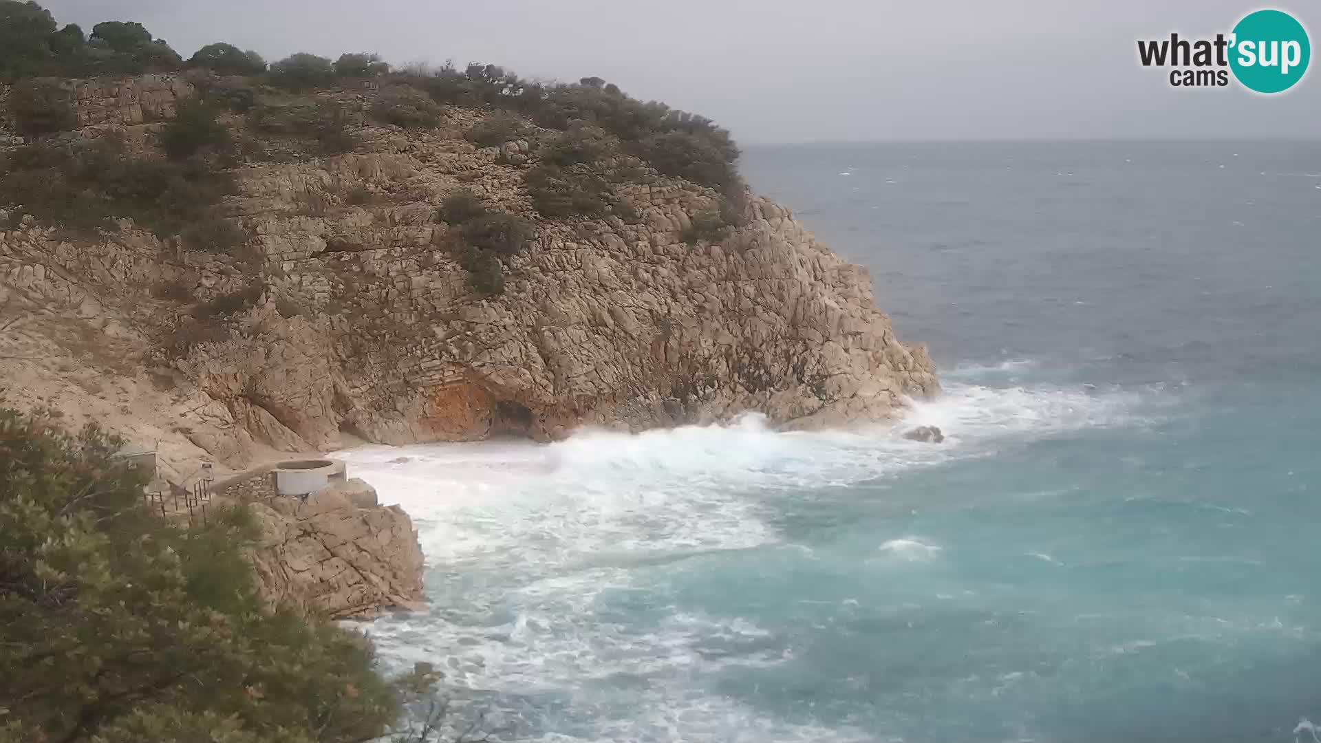 Webcam Brseč beach – Mošćenička Draga – Croatia
