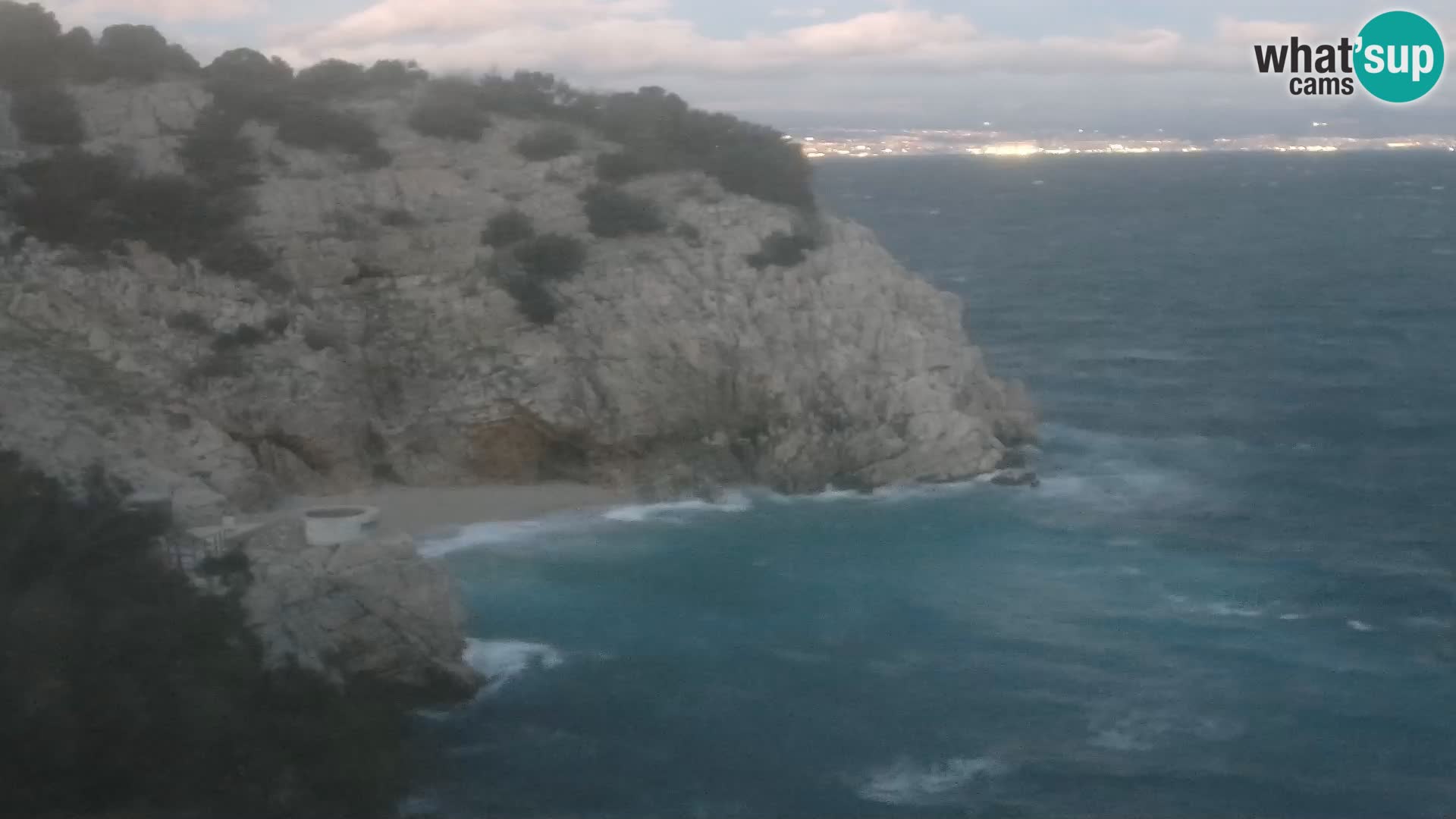 Webcam Bersezio spiaggia – Draga di Moschiena – Croazia