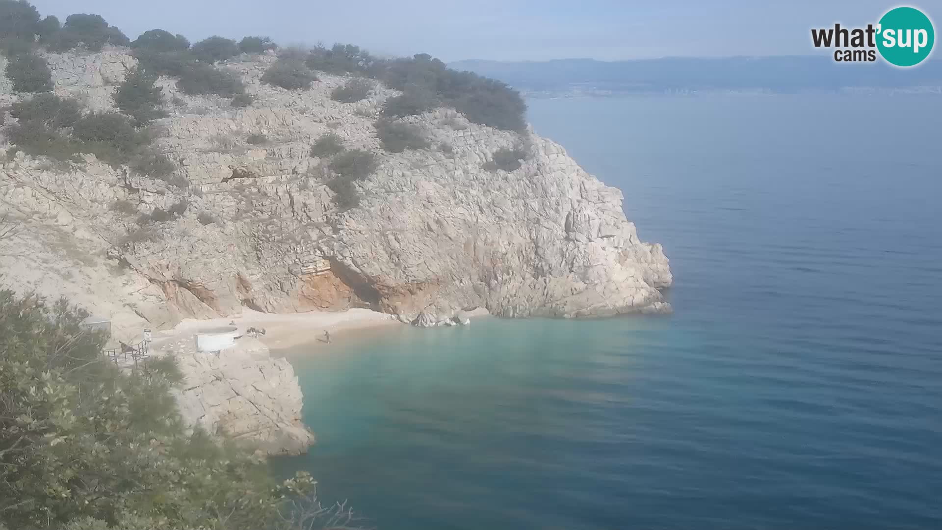 Webcam Brseč Strand – Mošćenička Draga – Kroatien
