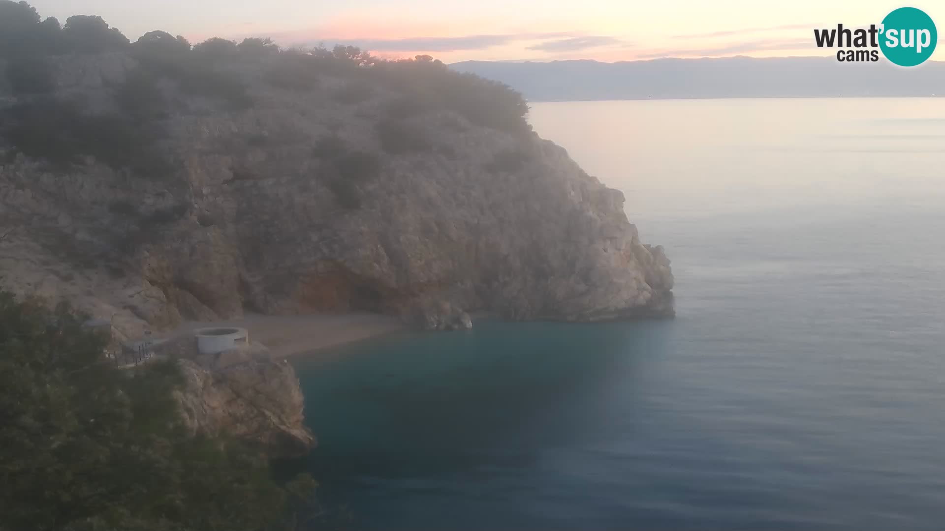 Webcam Brseč beach – Mošćenička Draga – Croatia