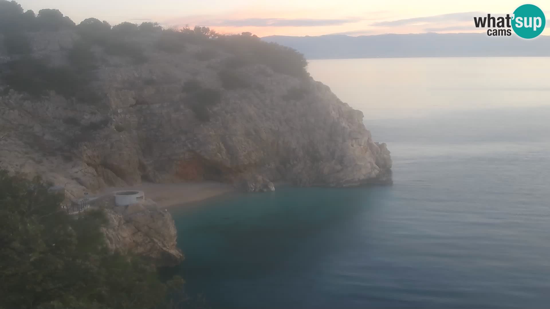 Webcam Bersezio spiaggia – Draga di Moschiena – Croazia