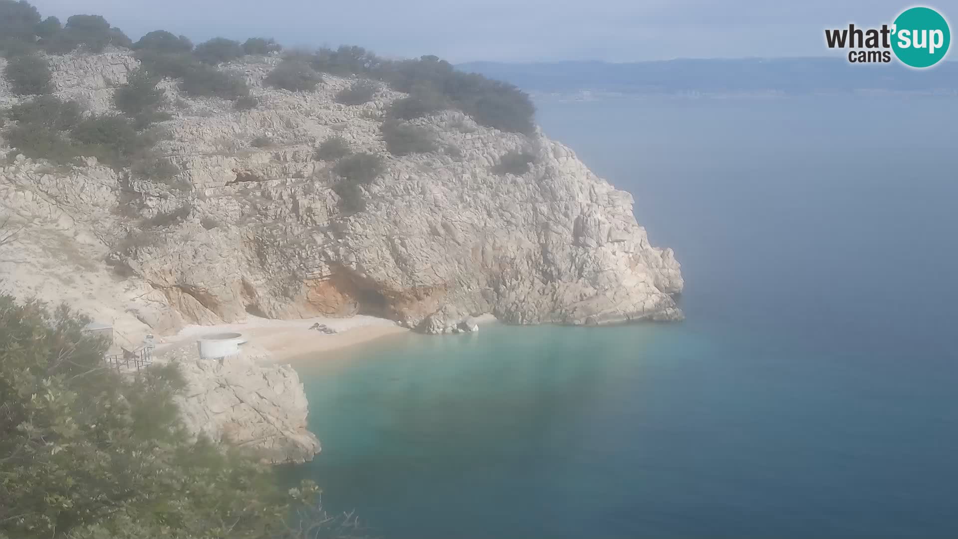 Webcam Bersezio spiaggia – Draga di Moschiena – Croazia