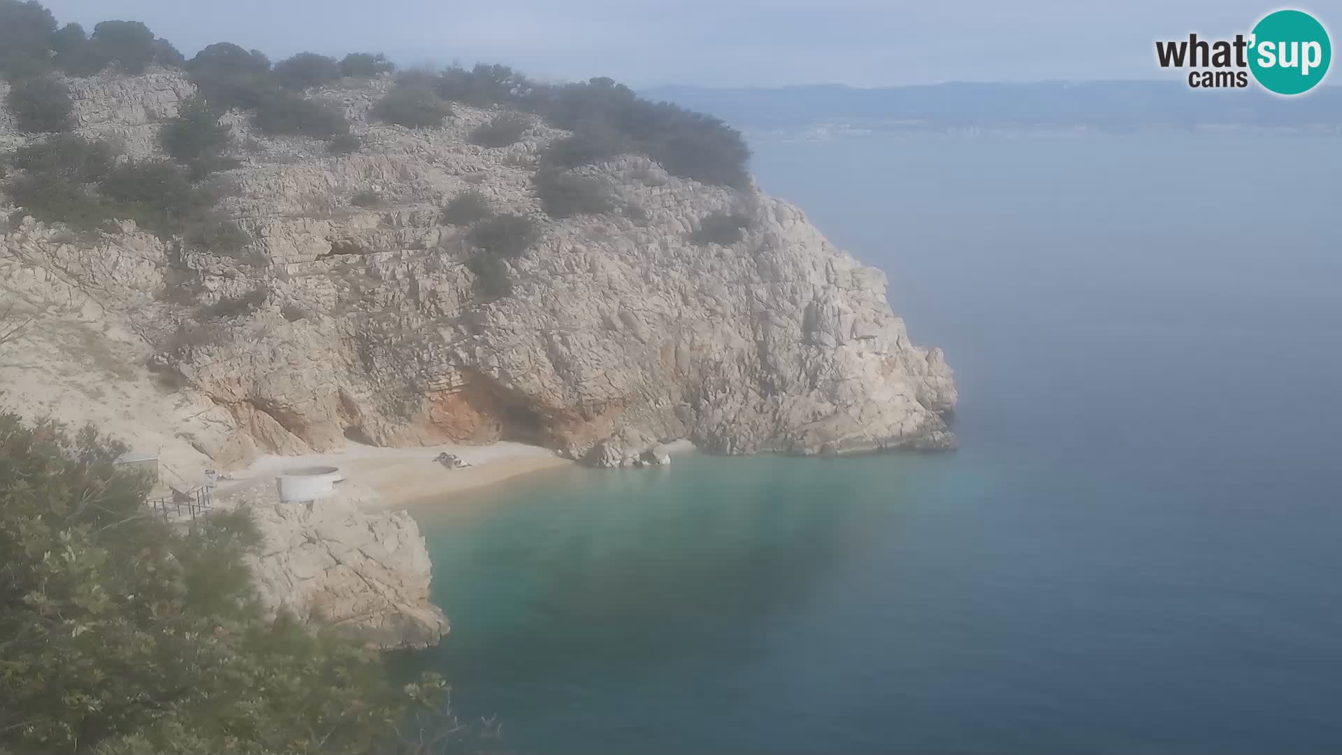 Webcam Brseč beach – Mošćenička Draga – Croatia