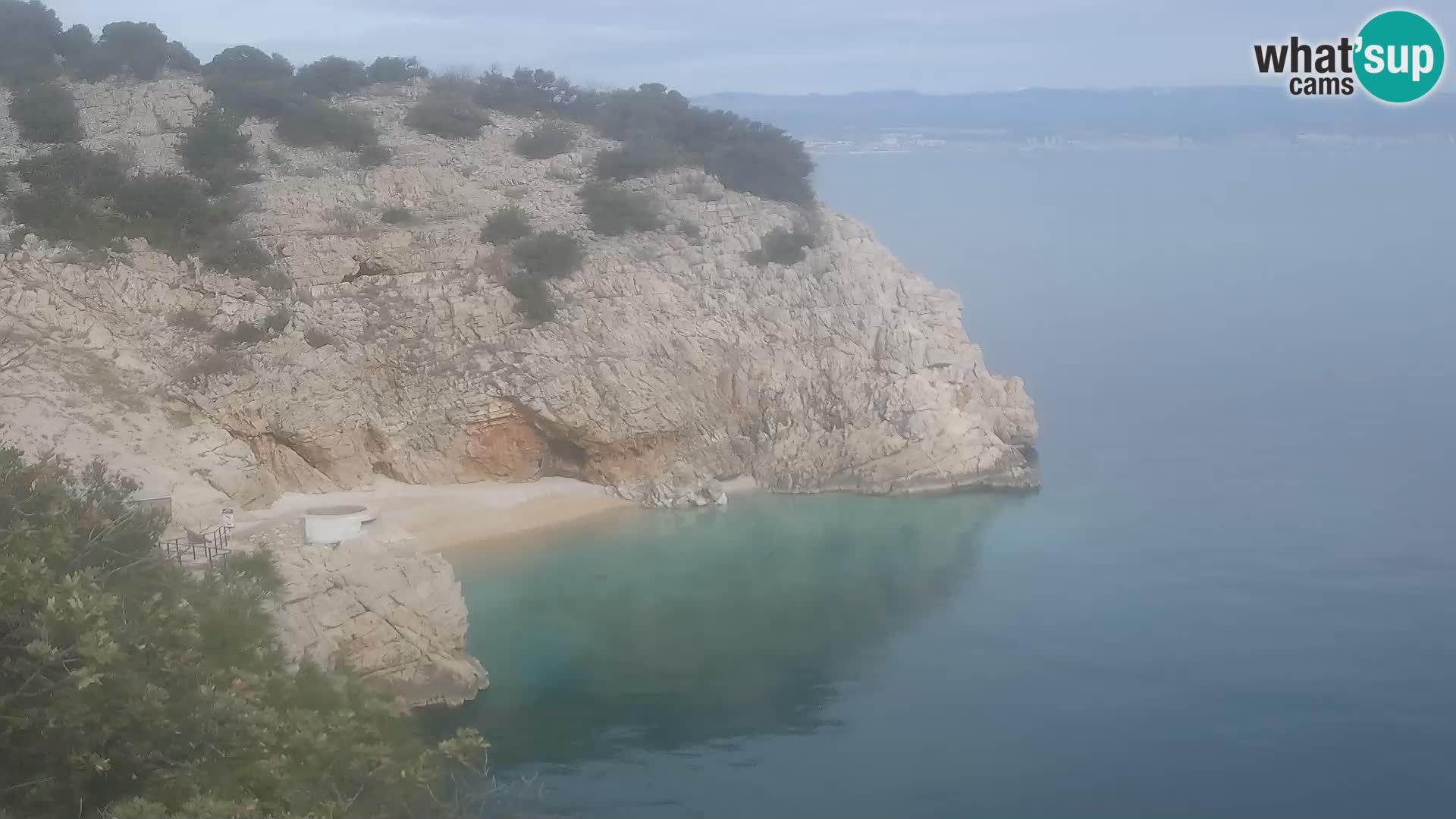 Webcam Brseč beach – Mošćenička Draga – Croatia