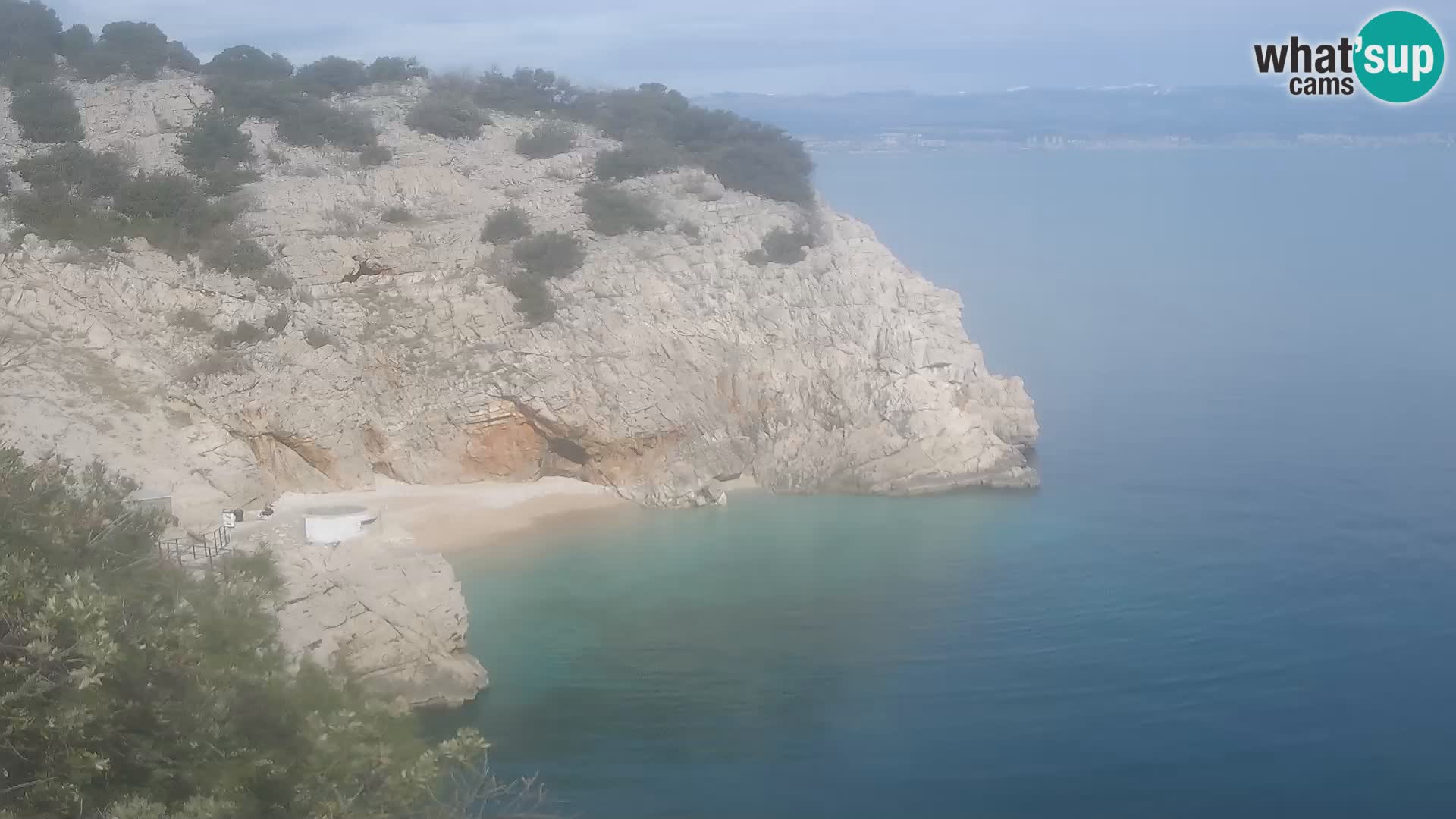 Web kamera plaže Brseč – Mošćenička Draga – Hrvatska