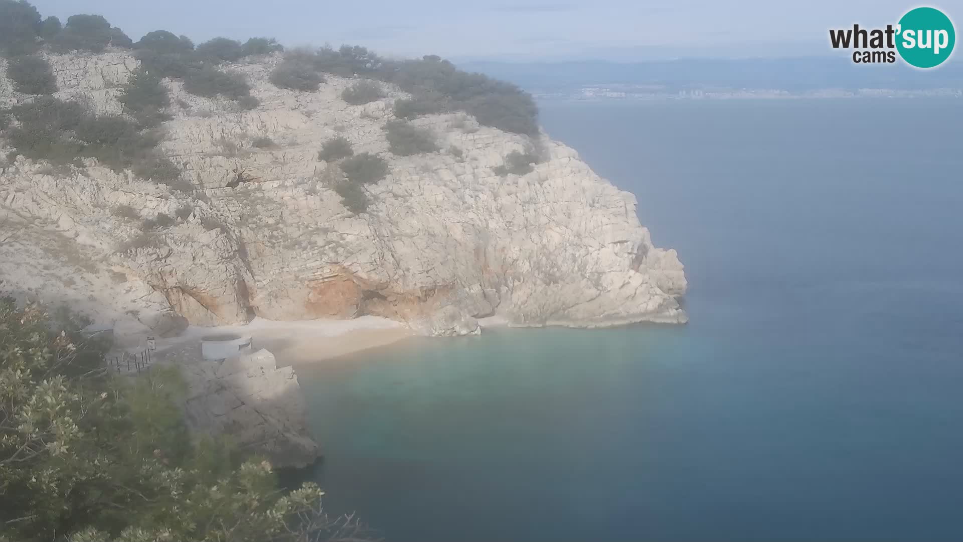 Webcam Brseč Strand – Mošćenička Draga – Kroatien