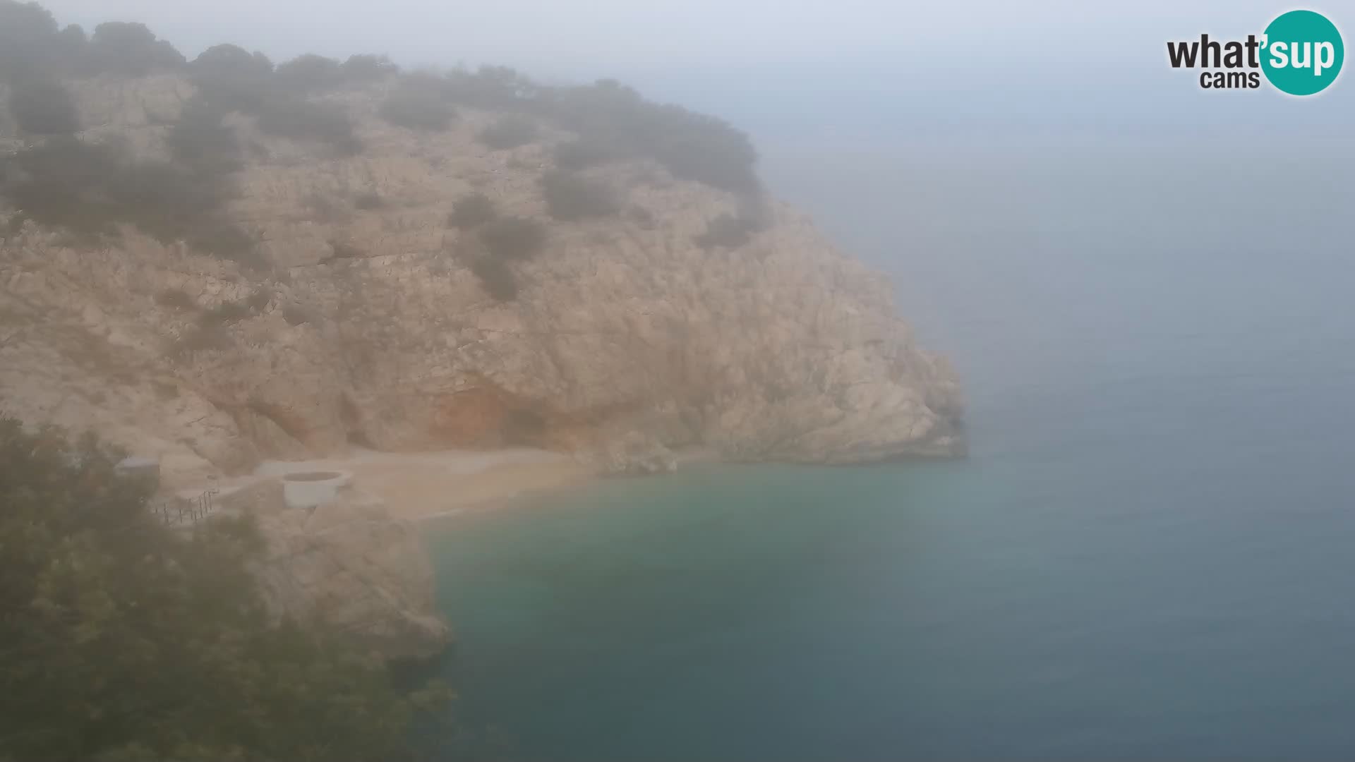 Webcam Brseč beach – Mošćenička Draga – Croatia