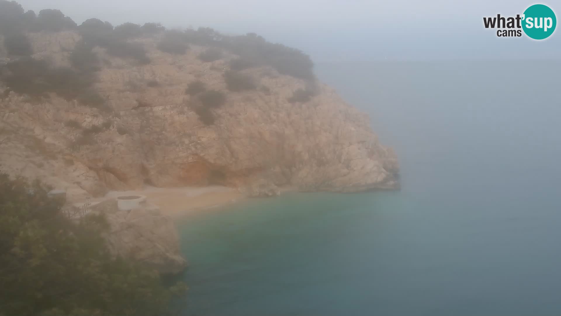 Webcam Brseč beach – Mošćenička Draga – Croatia