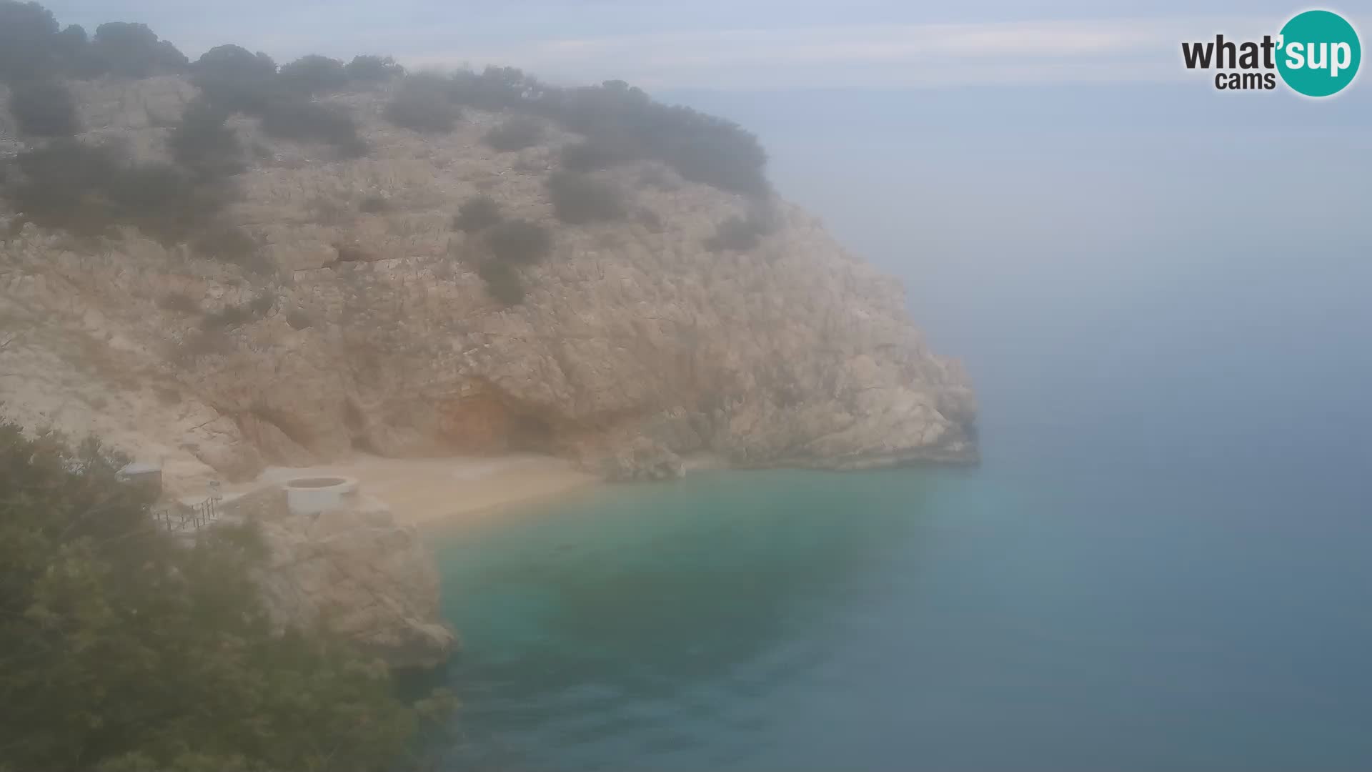 Webcam Brseč beach – Mošćenička Draga – Croatia
