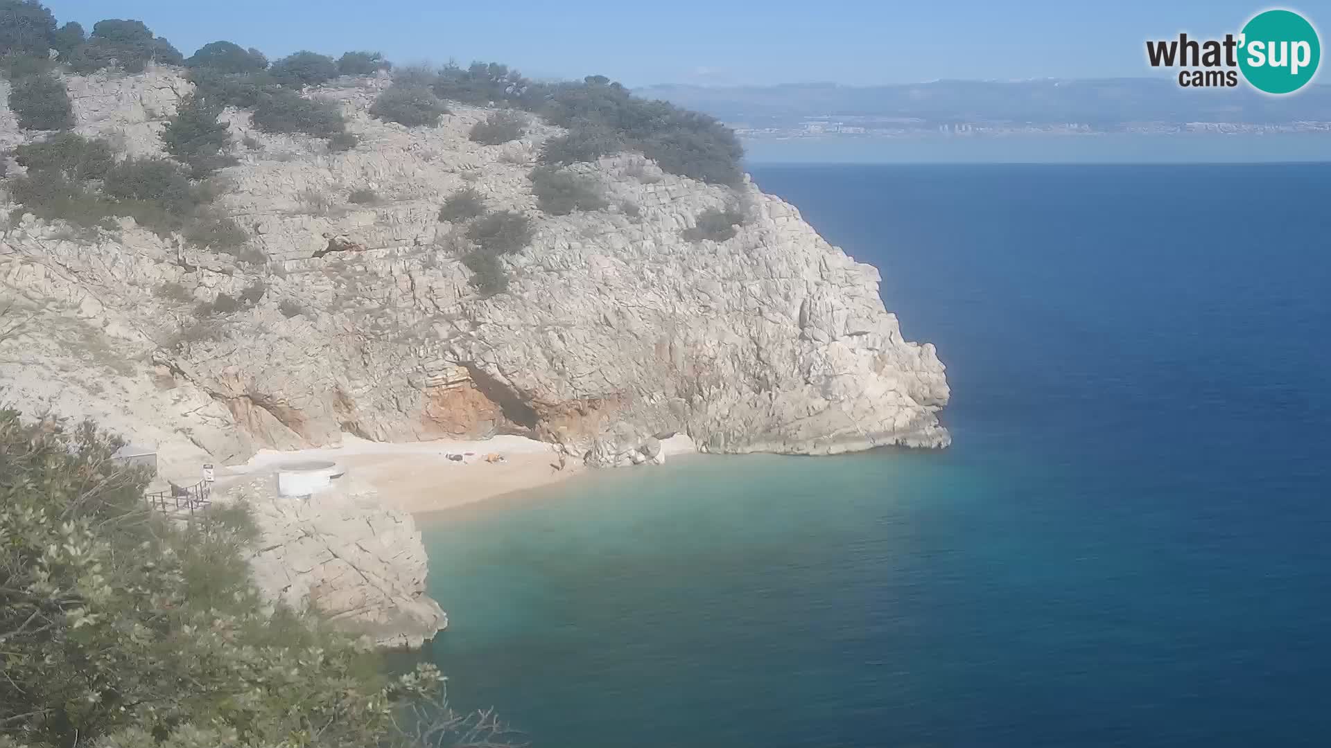 Webcam Brseč Strand – Mošćenička Draga – Kroatien