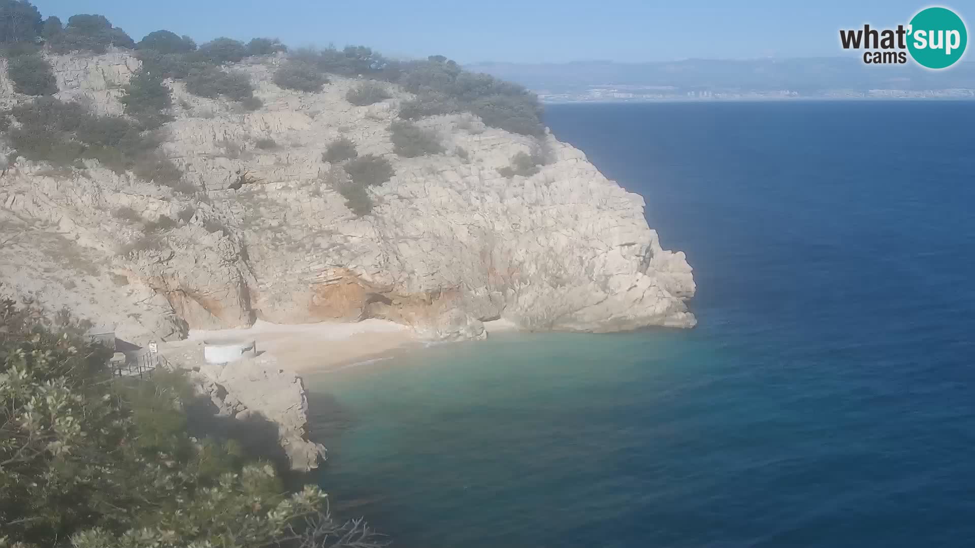 Webcam Brseč Strand – Mošćenička Draga – Kroatien
