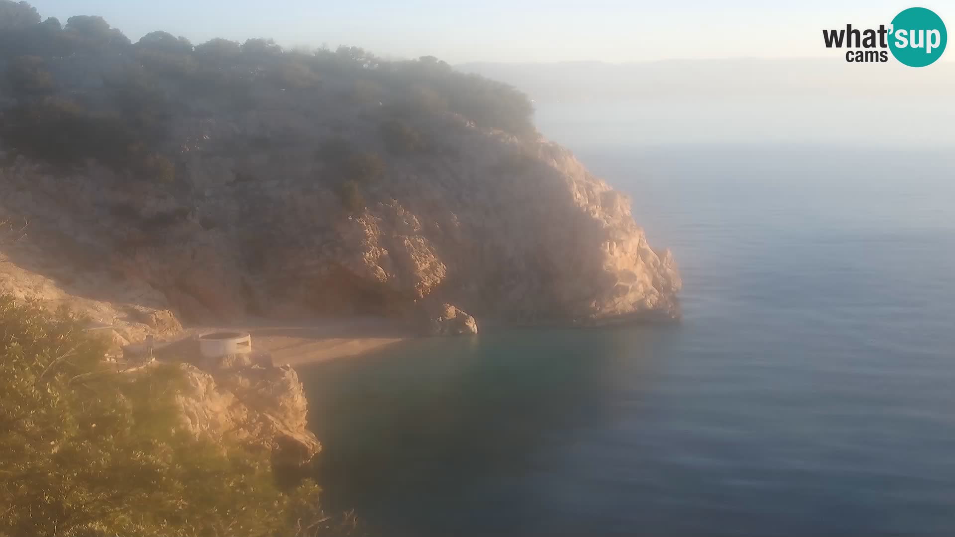 Webcam Brseč Strand – Mošćenička Draga – Kroatien