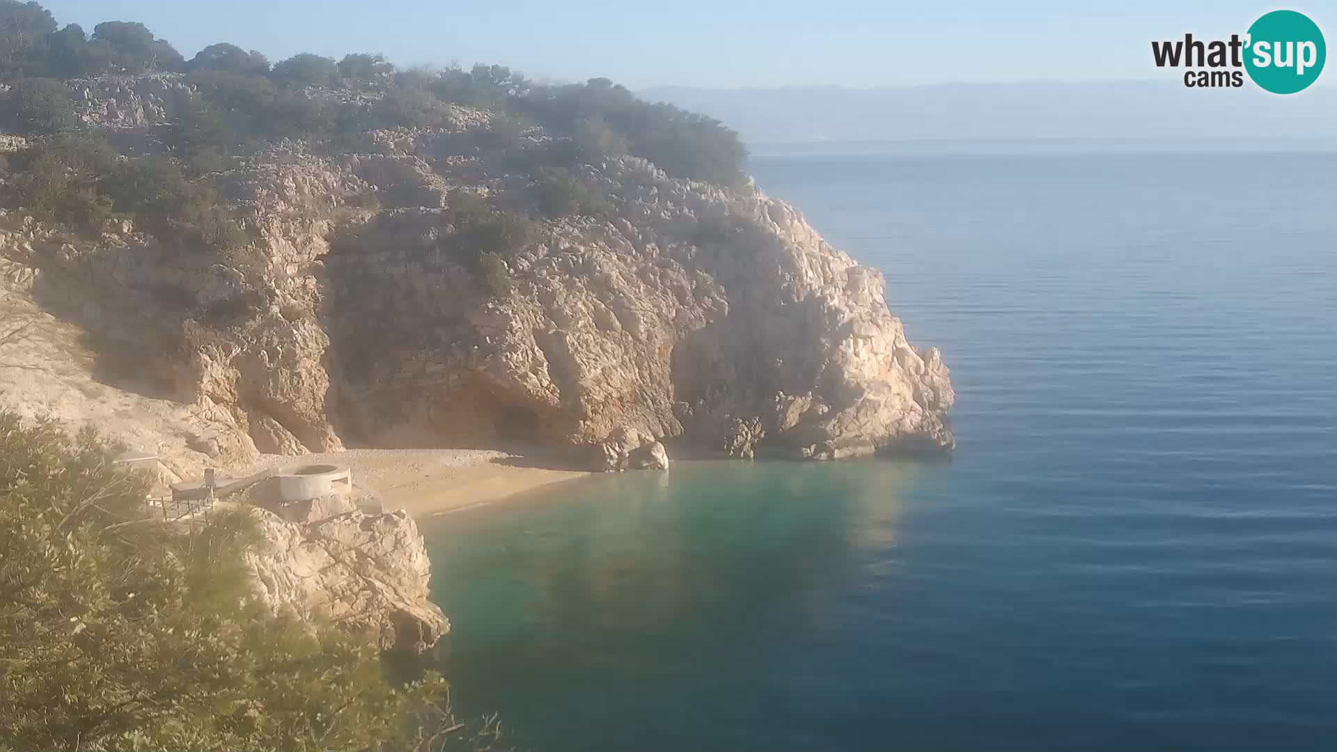Webcam Brseč beach – Mošćenička Draga – Croatia