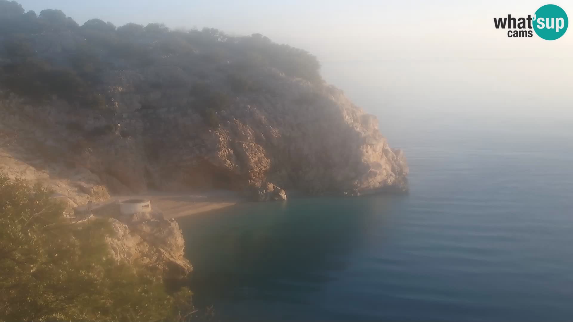 Webcam Brseč beach – Mošćenička Draga – Croatia