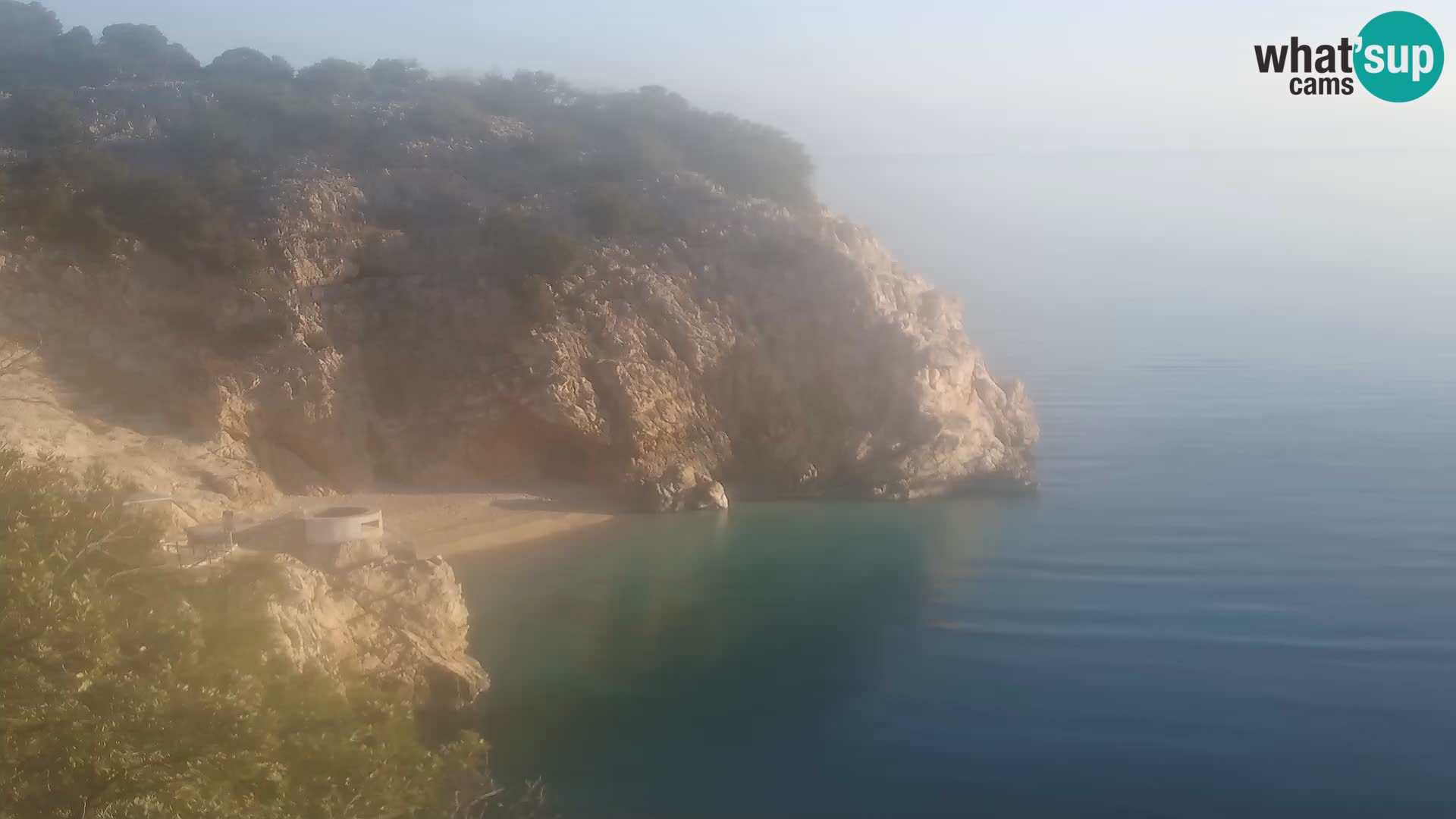 Web kamera plaže Brseč – Mošćenička Draga – Hrvatska