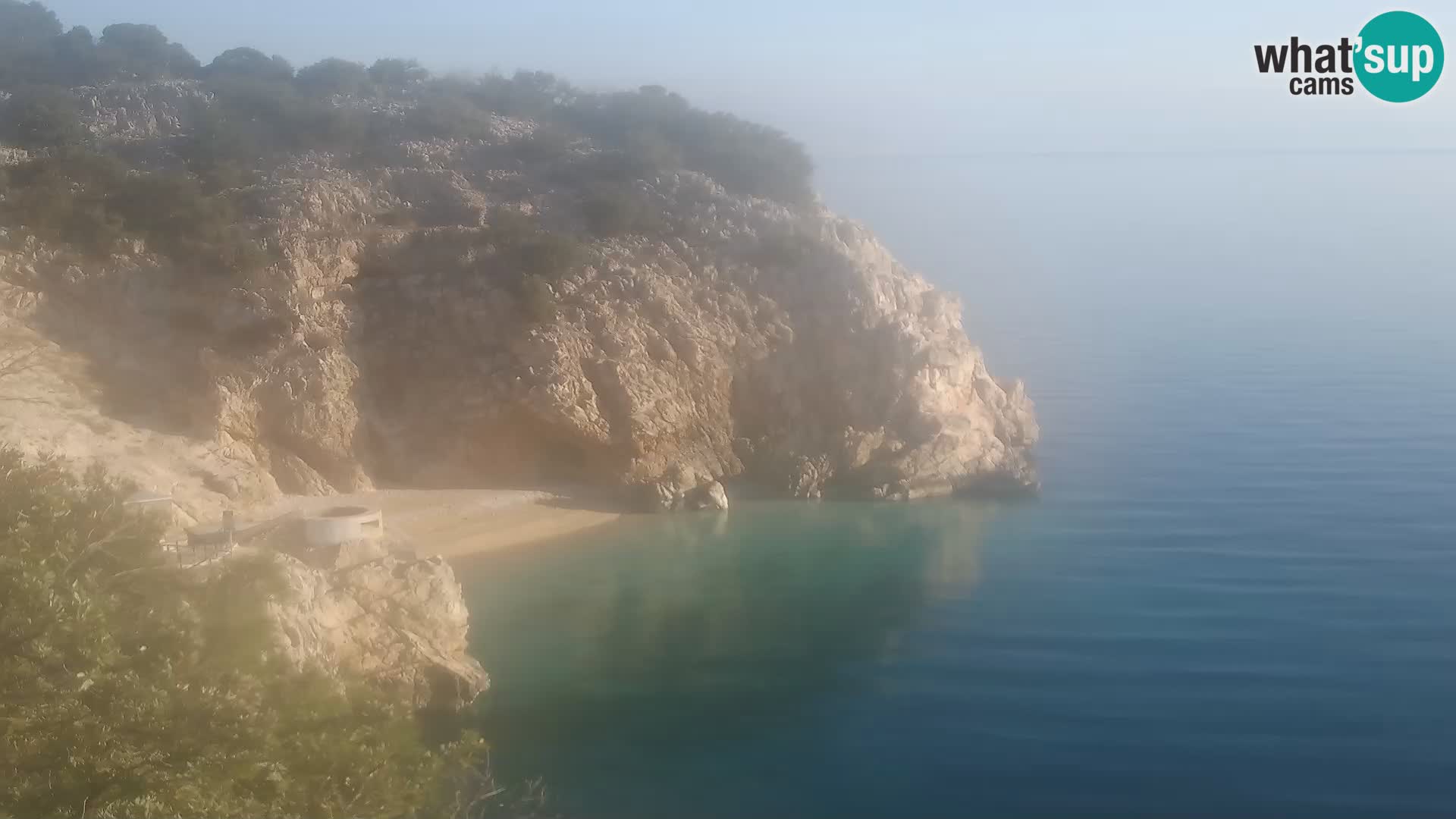 Webcam Brseč Strand – Mošćenička Draga – Kroatien