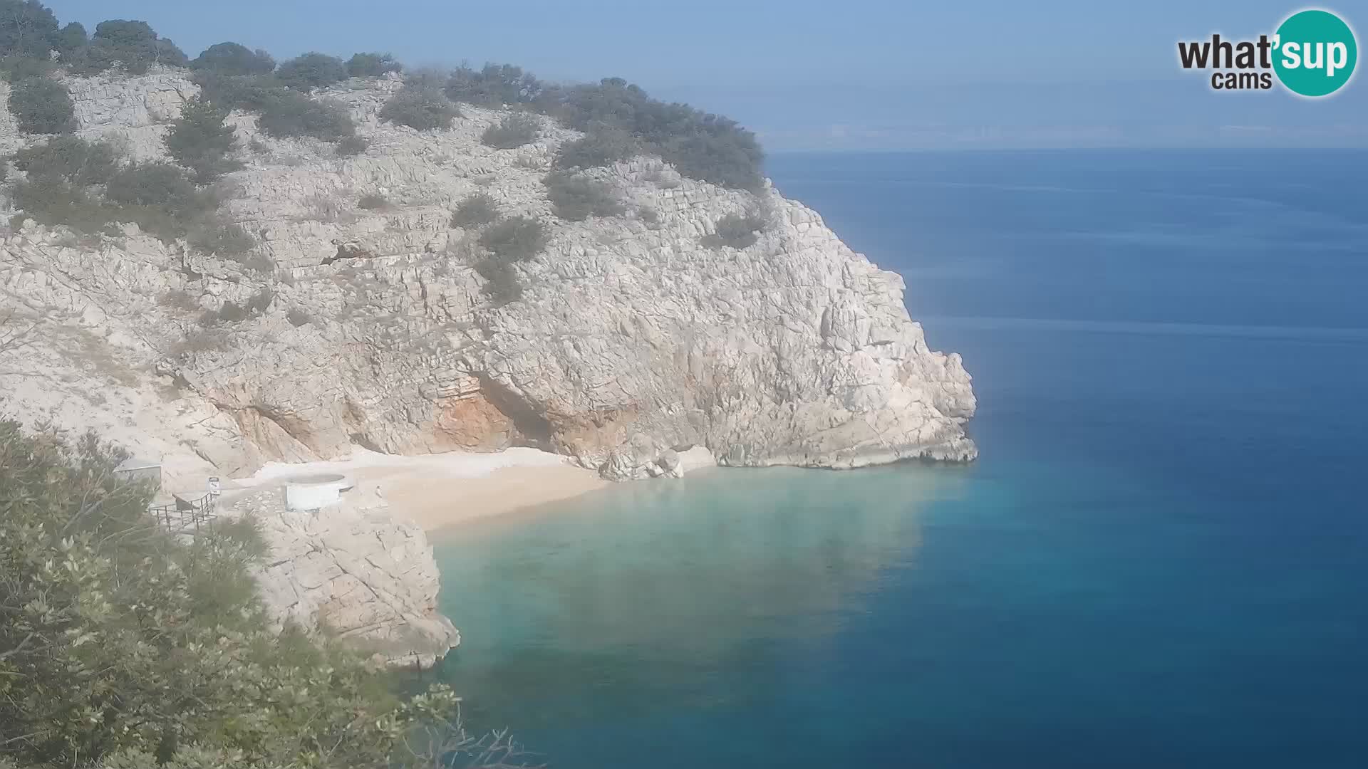 Webcam Brseč Strand – Mošćenička Draga – Kroatien