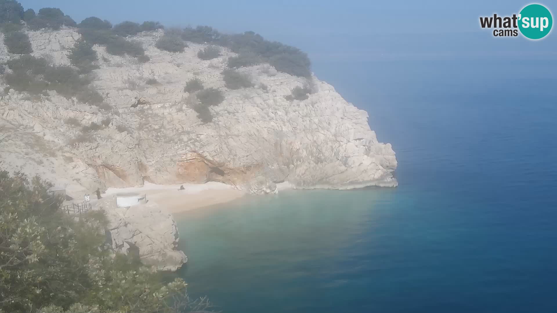 Webcam Brseč Strand – Mošćenička Draga – Kroatien