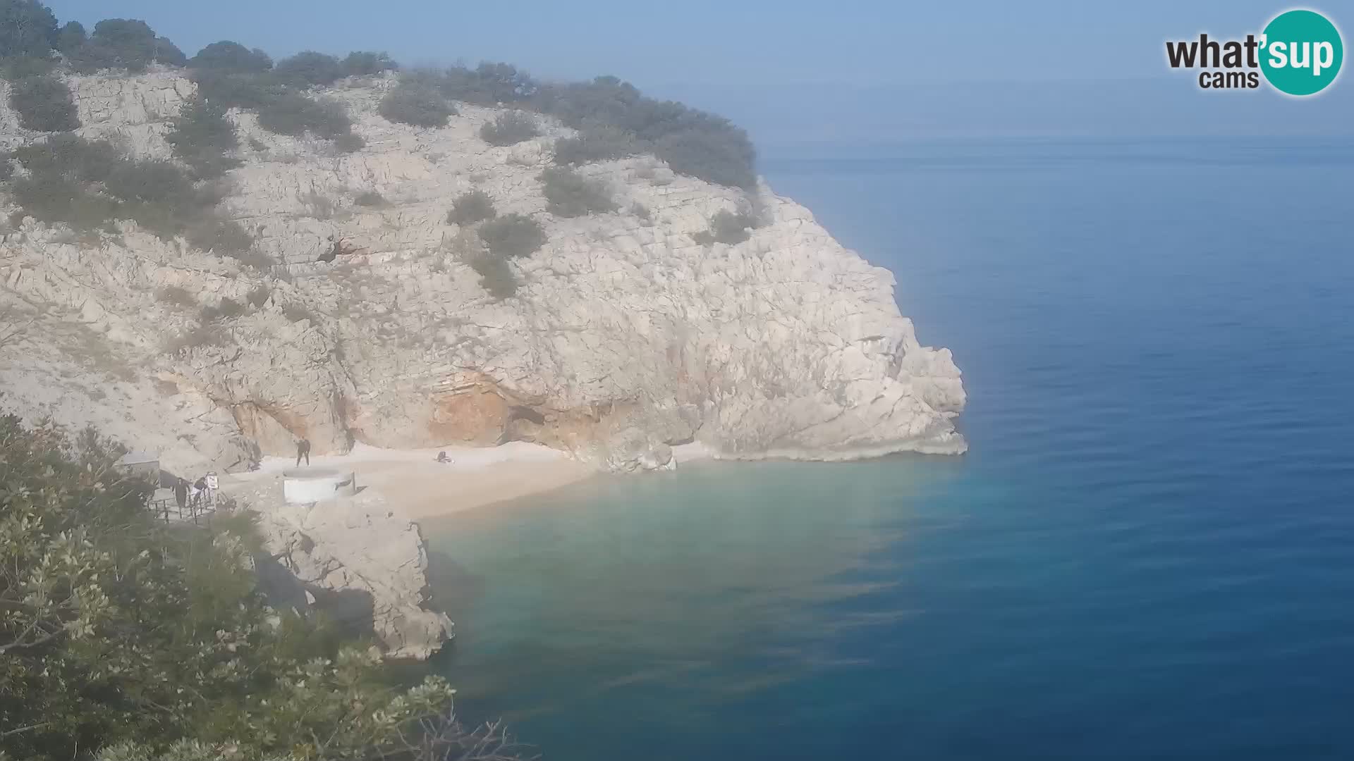 Webcam Brseč Strand – Mošćenička Draga – Kroatien
