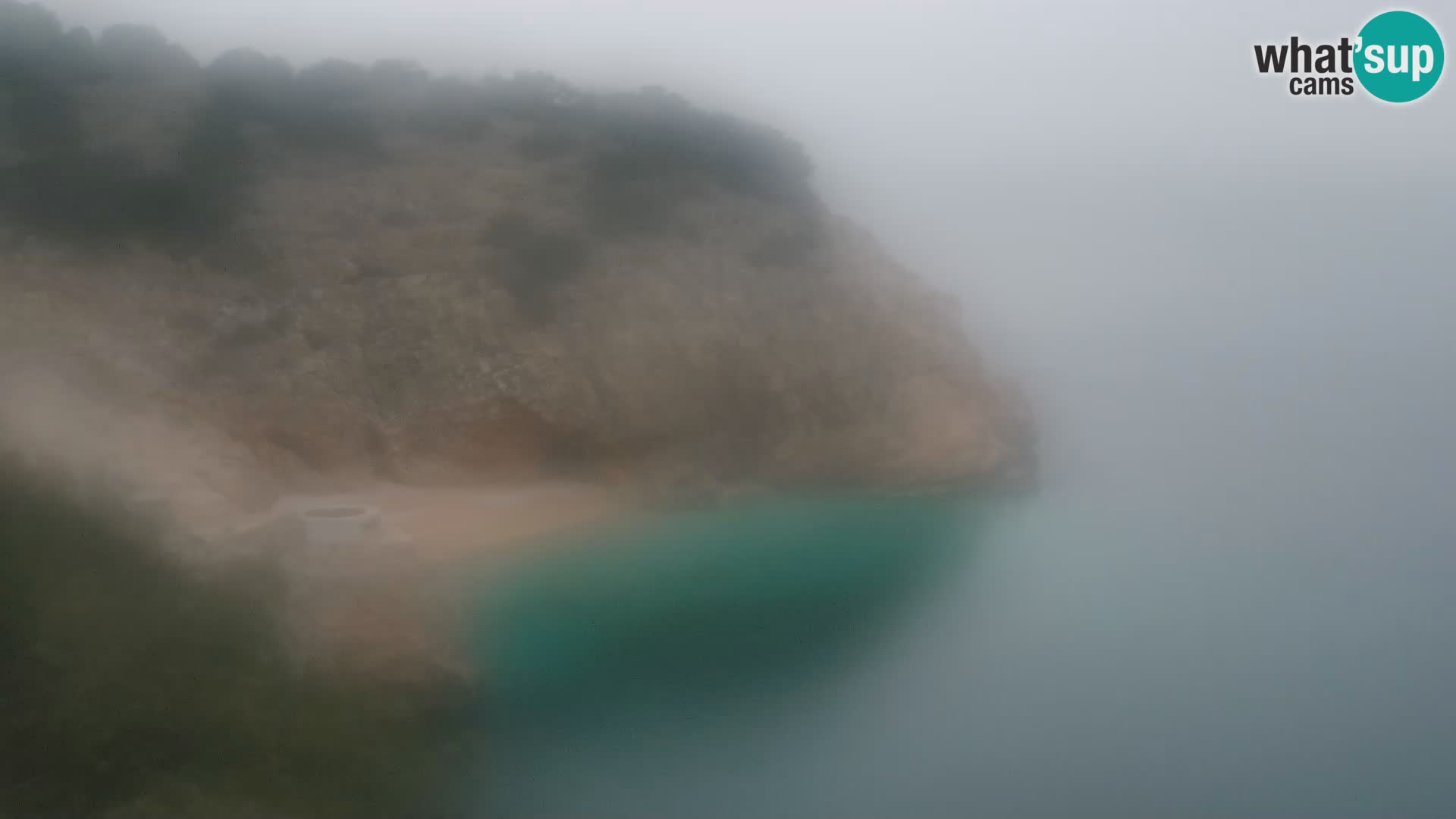 Spletna kamera Brseč plaža – Mošćenička Draga – Hrvaška