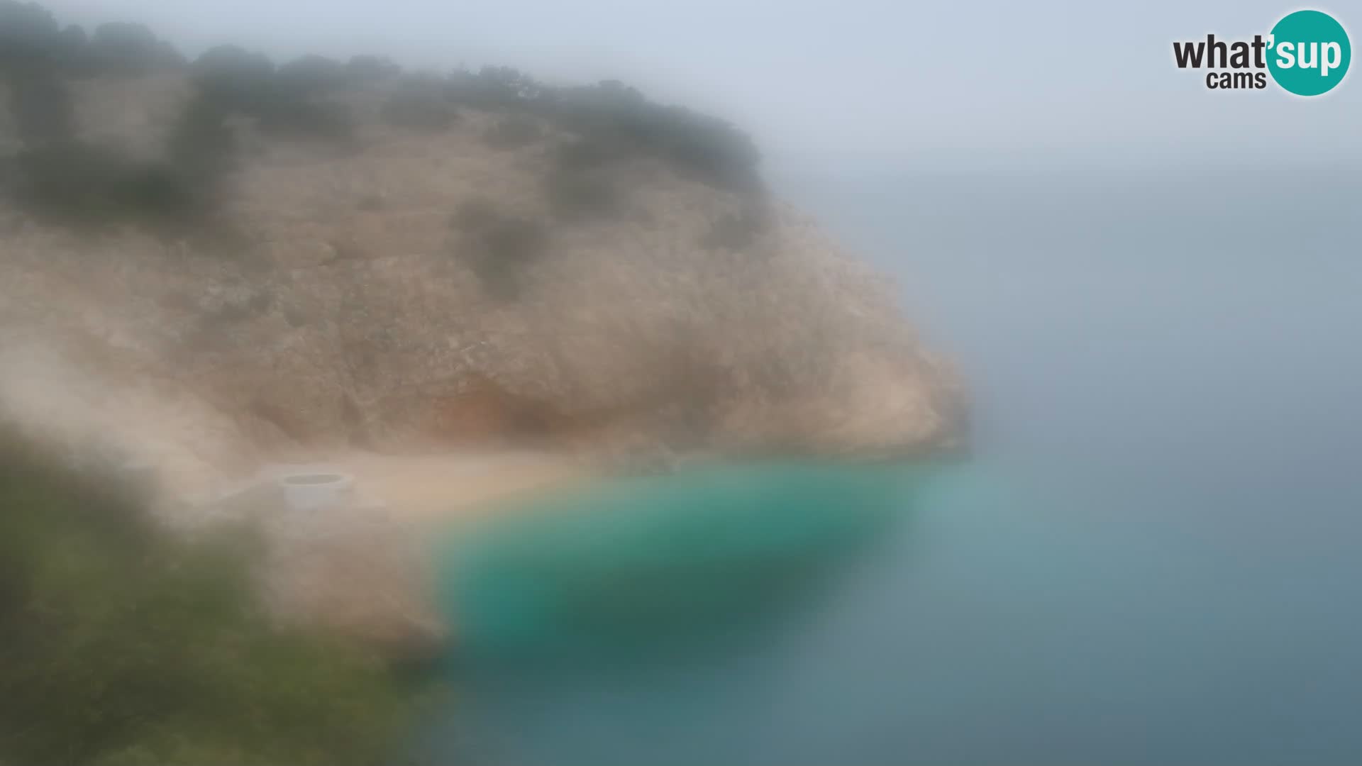 Spletna kamera Brseč plaža – Mošćenička Draga – Hrvaška