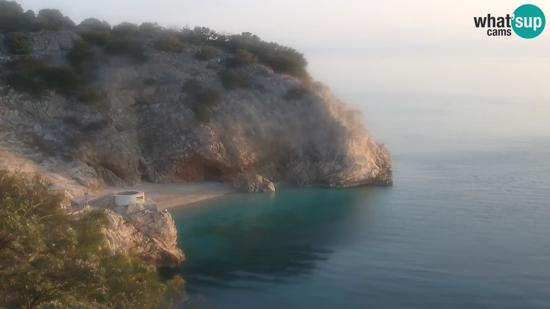 Webcam Brseč beach – Mošćenička Draga – Croatia