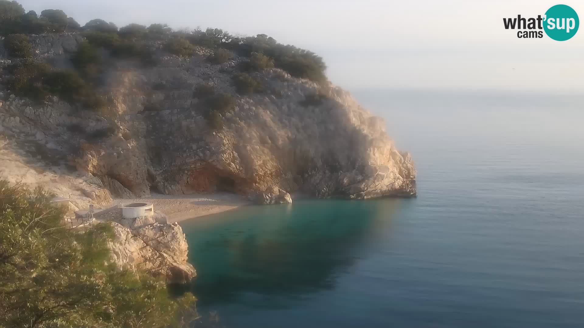 Webcam Brseč Strand – Mošćenička Draga – Kroatien