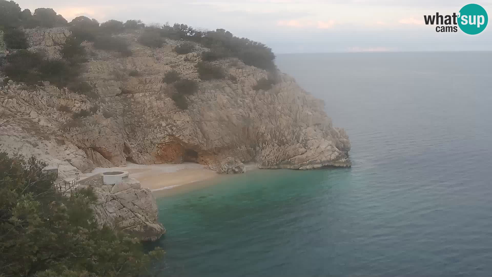 Webcam Brseč beach – Mošćenička Draga – Croatia