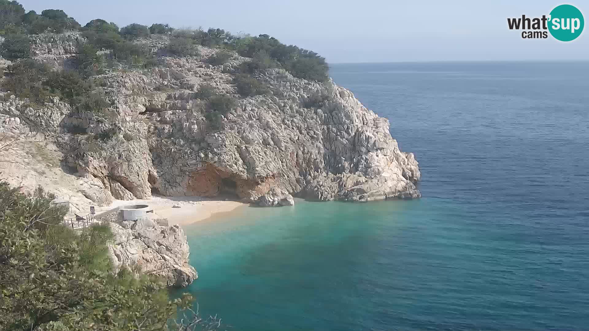 Webcam Brseč beach – Mošćenička Draga – Croatia