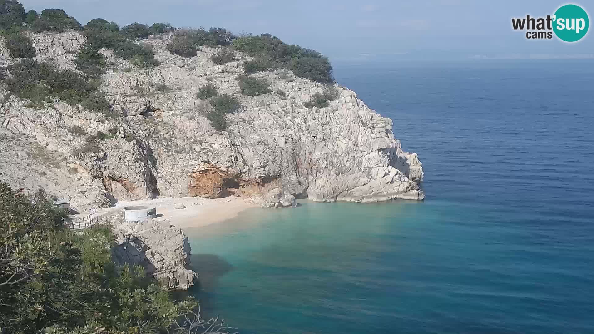 Webcam Bersezio spiaggia – Draga di Moschiena – Croazia