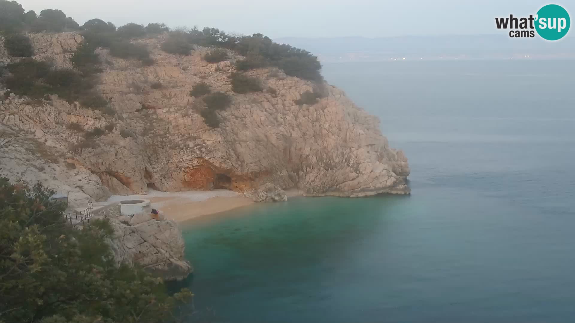 Web kamera plaže Brseč – Mošćenička Draga – Hrvatska