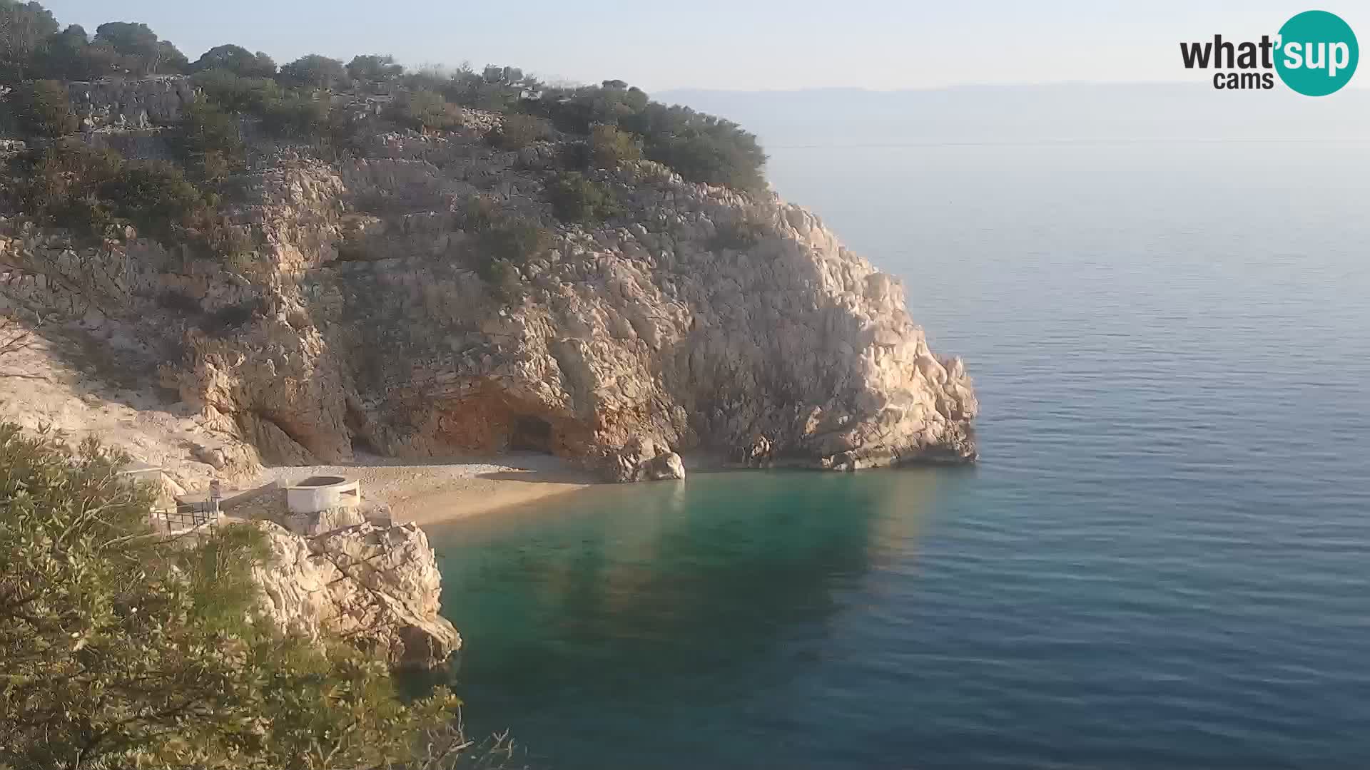 Webcam Brseč beach – Mošćenička Draga – Croatia