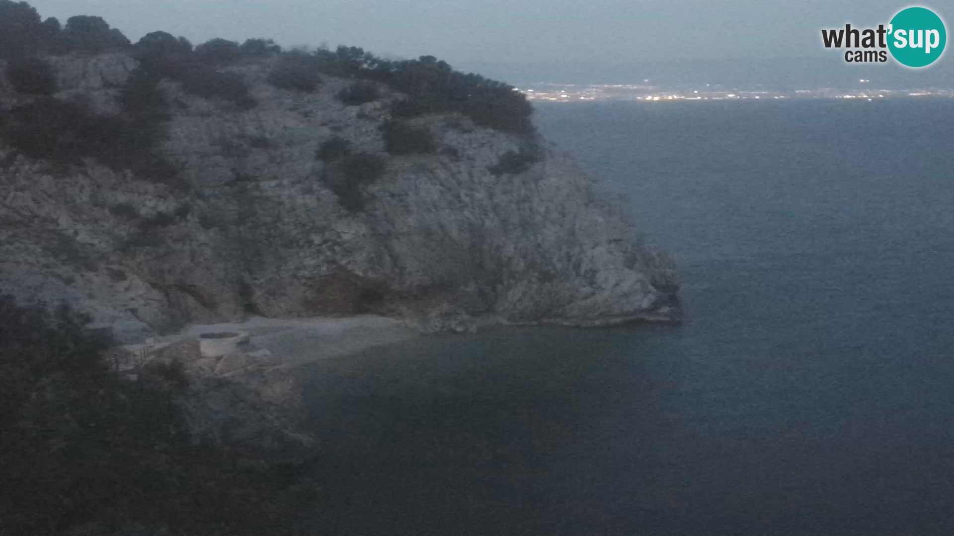 Spletna kamera Brseč plaža – Mošćenička Draga – Hrvaška