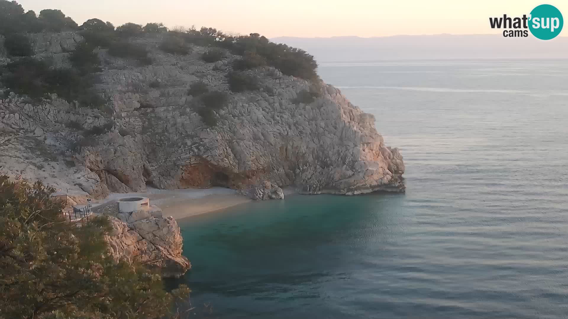 Webcam Bersezio spiaggia – Draga di Moschiena – Croazia
